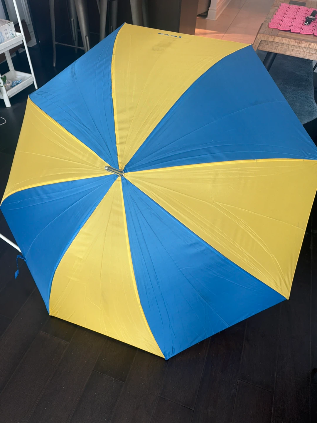 IKEA Umbrella - Blue and Yellow