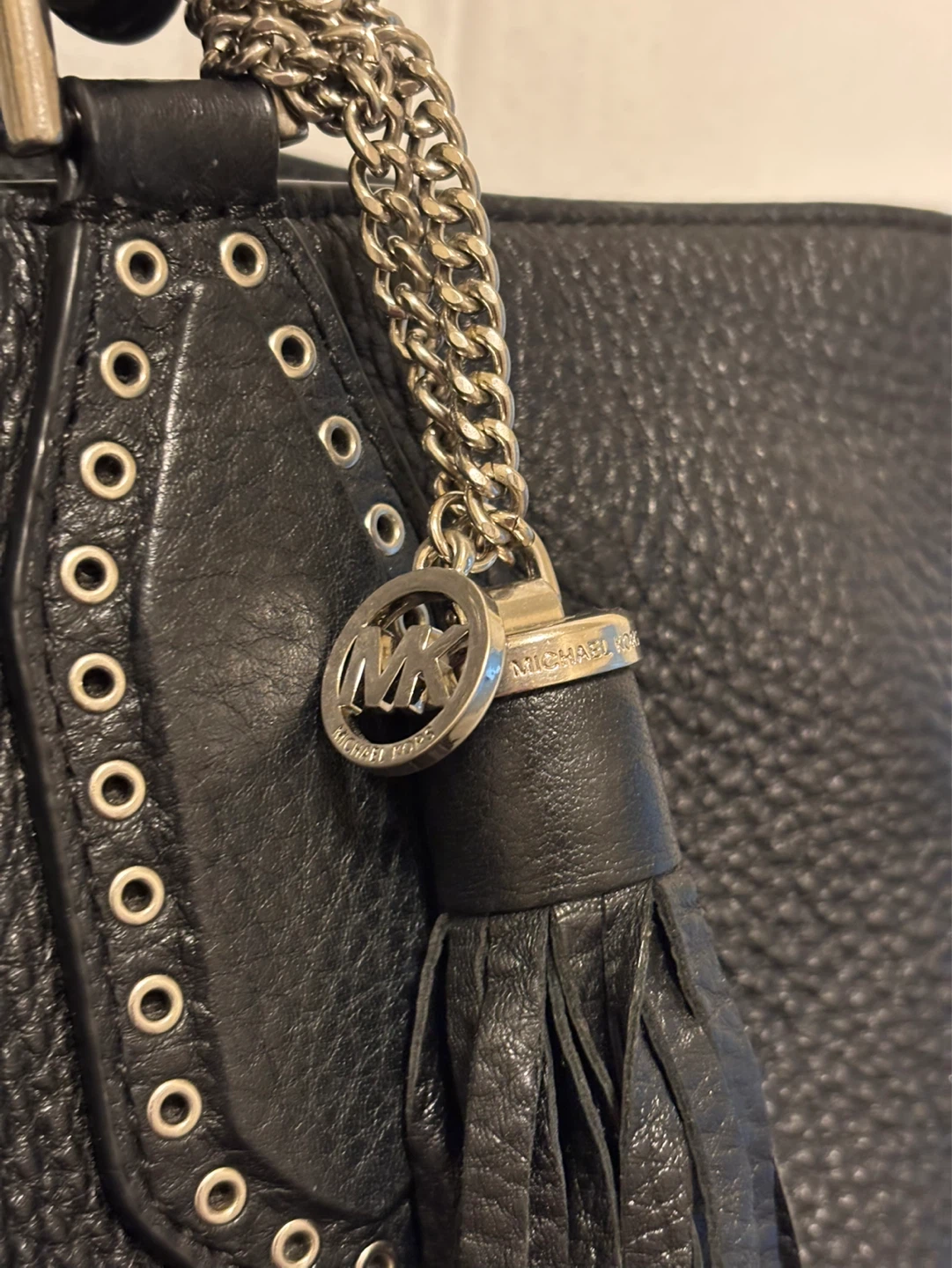 Michael Kors Black Leather Tote Bag - photo 3