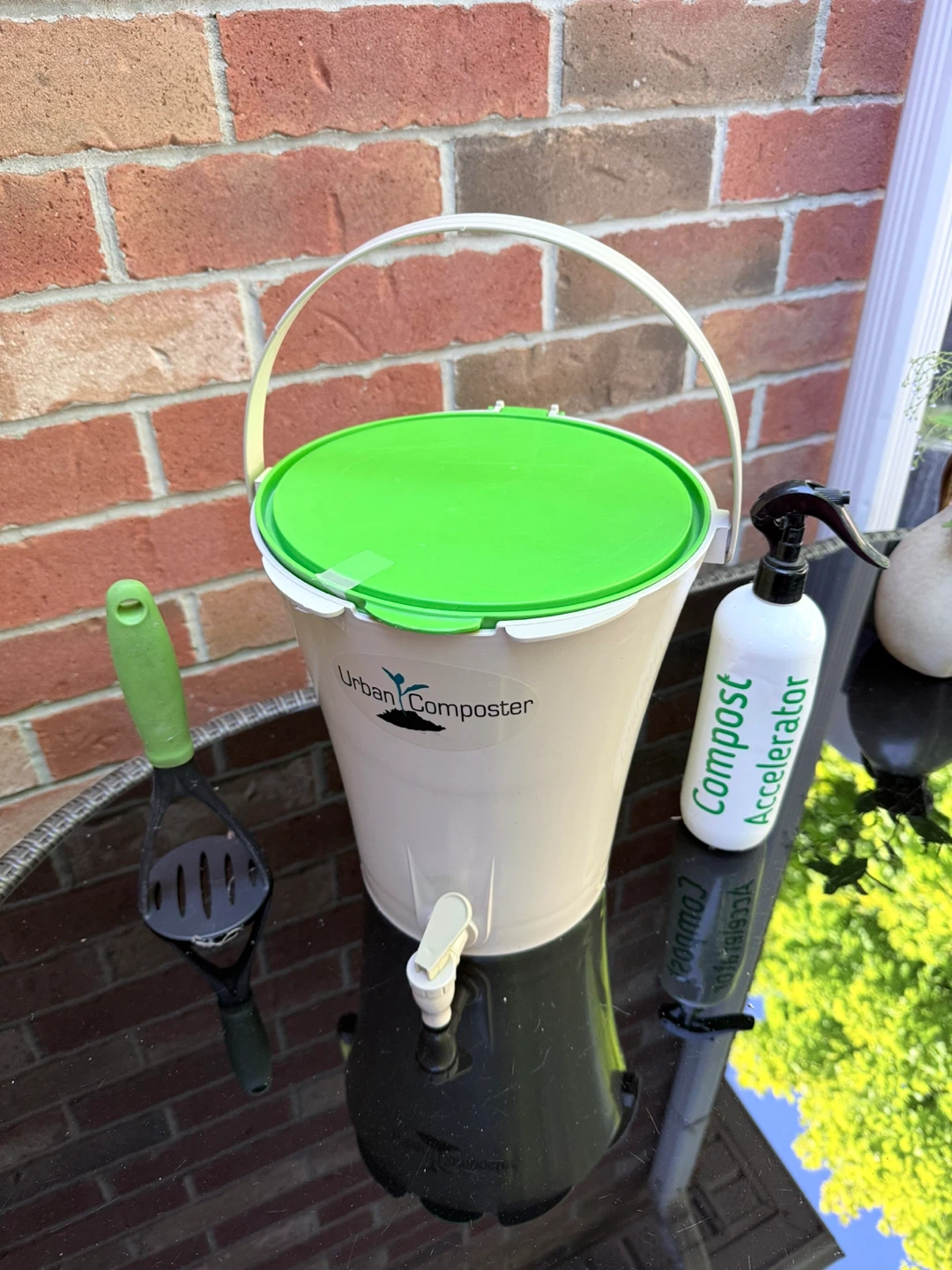 Urban Composter with Compost Accelerator Spray