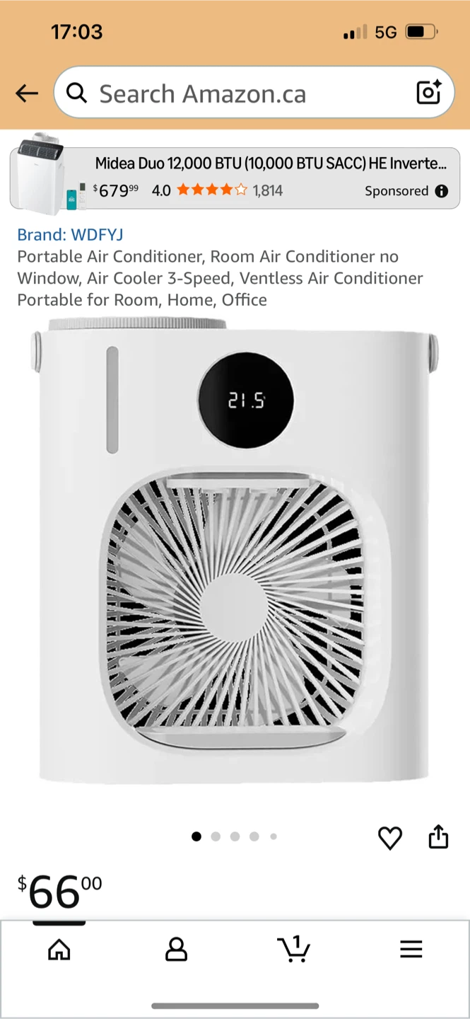 Portable Air Fan