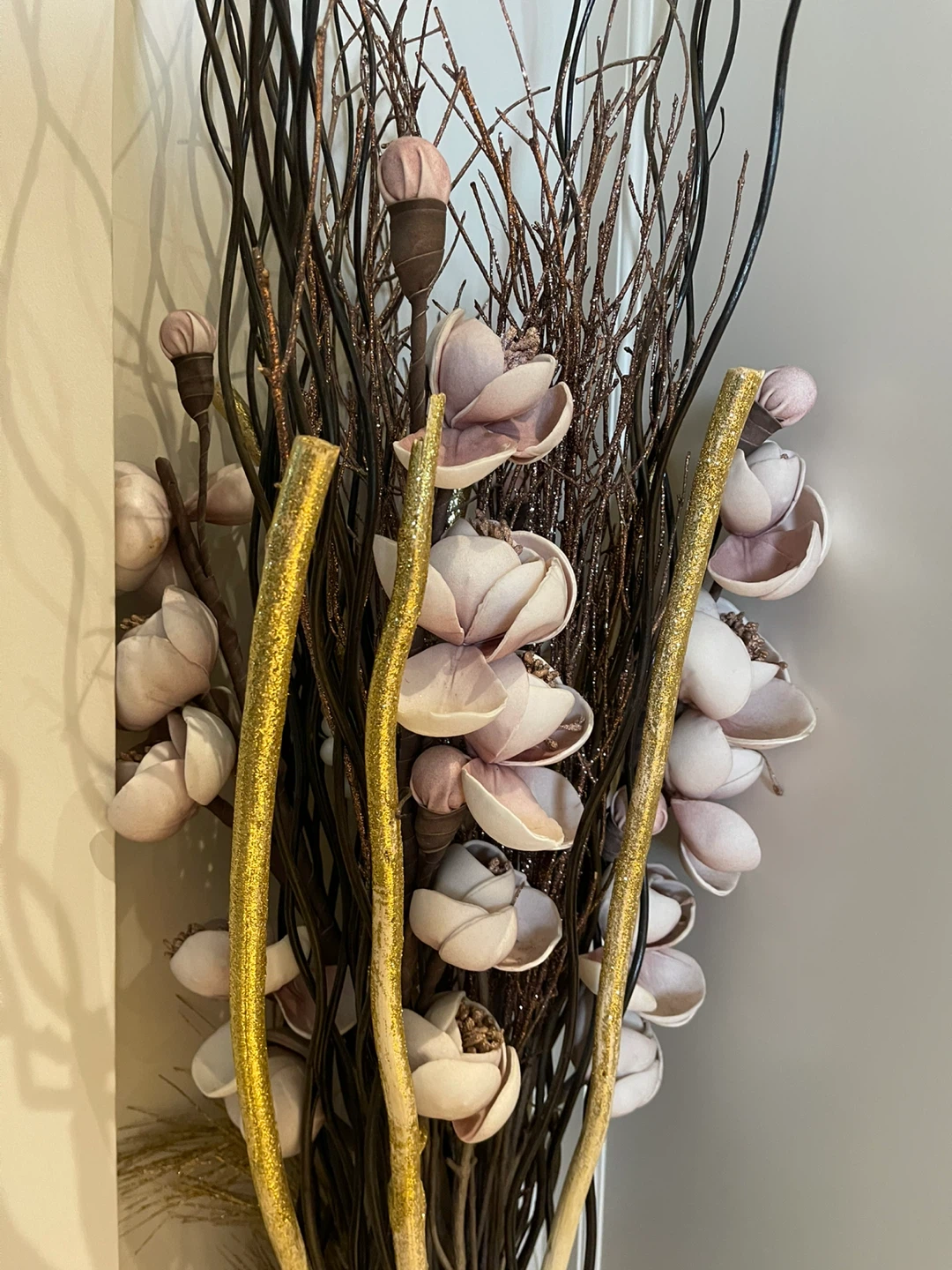 Decorative Vase with Artificial Floral Arrangement - photo 3
