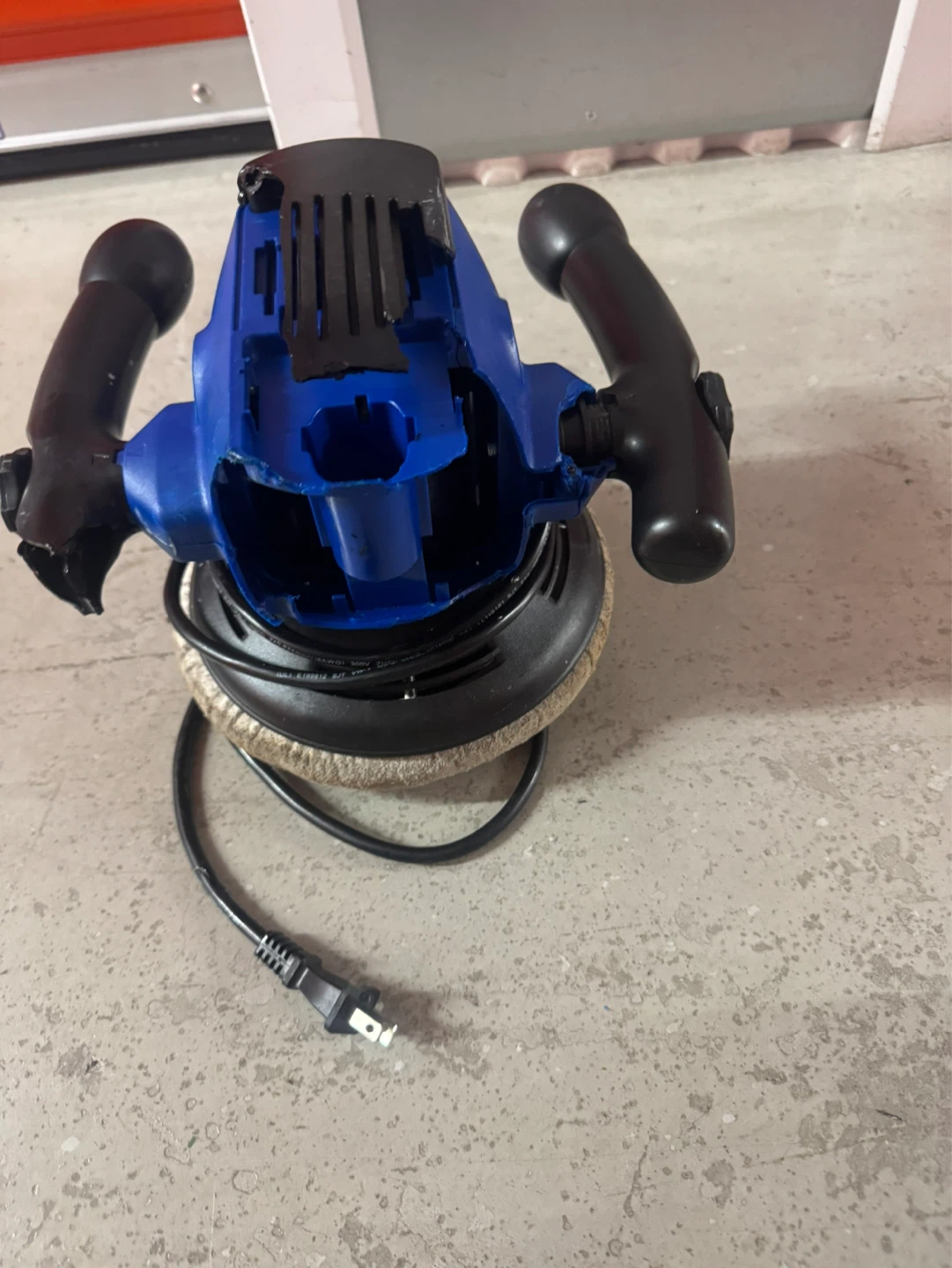 Blue Orbital Sander