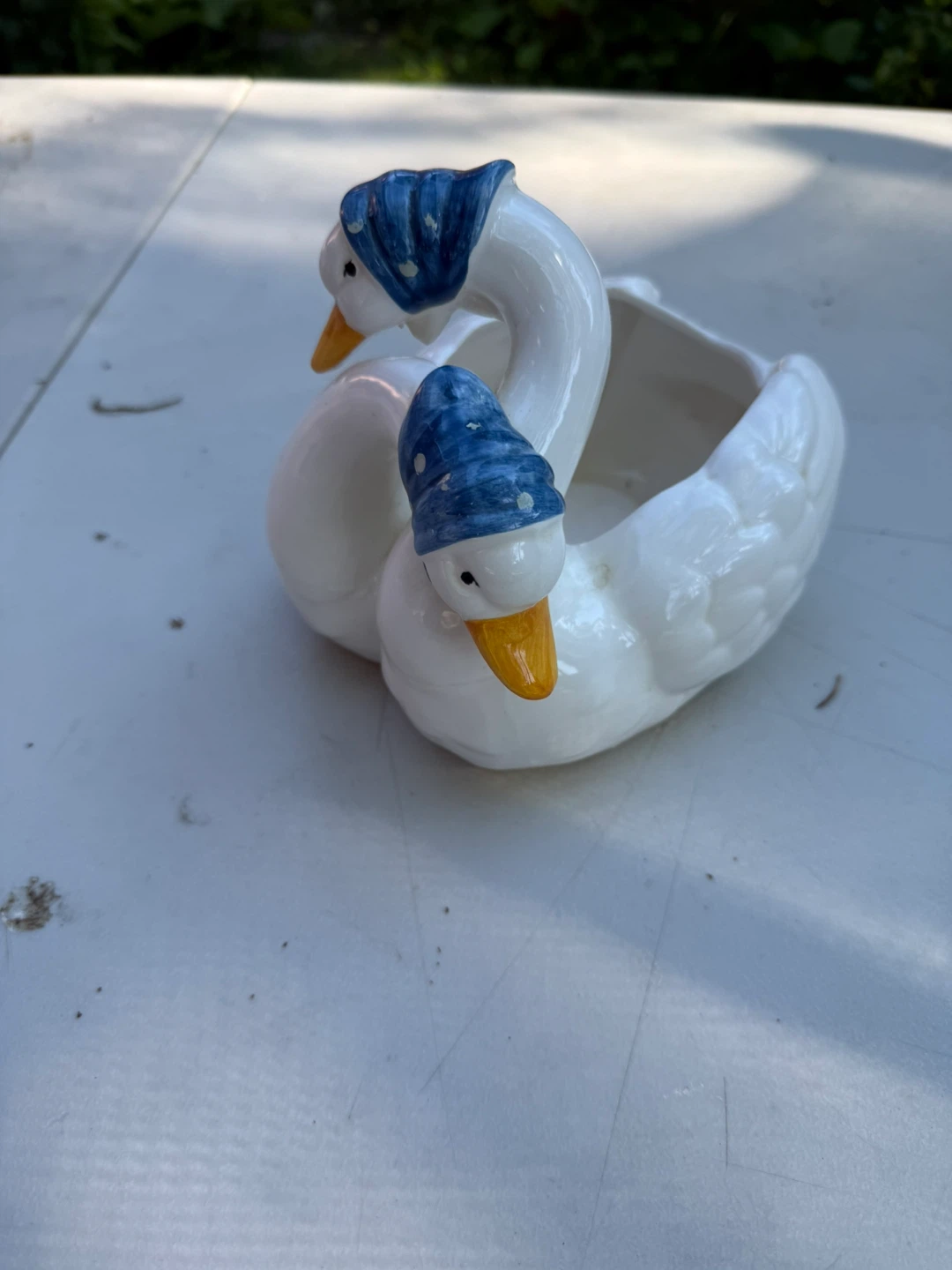 Ceramic Swan Planter - photo 2