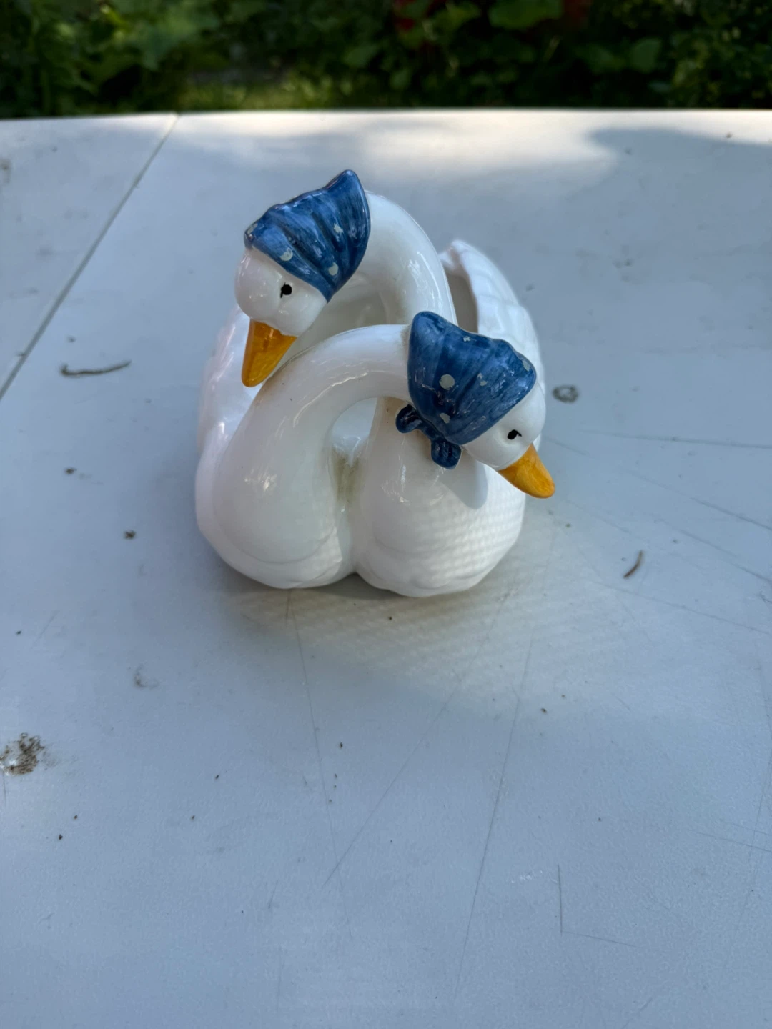 Ceramic Swan Planter