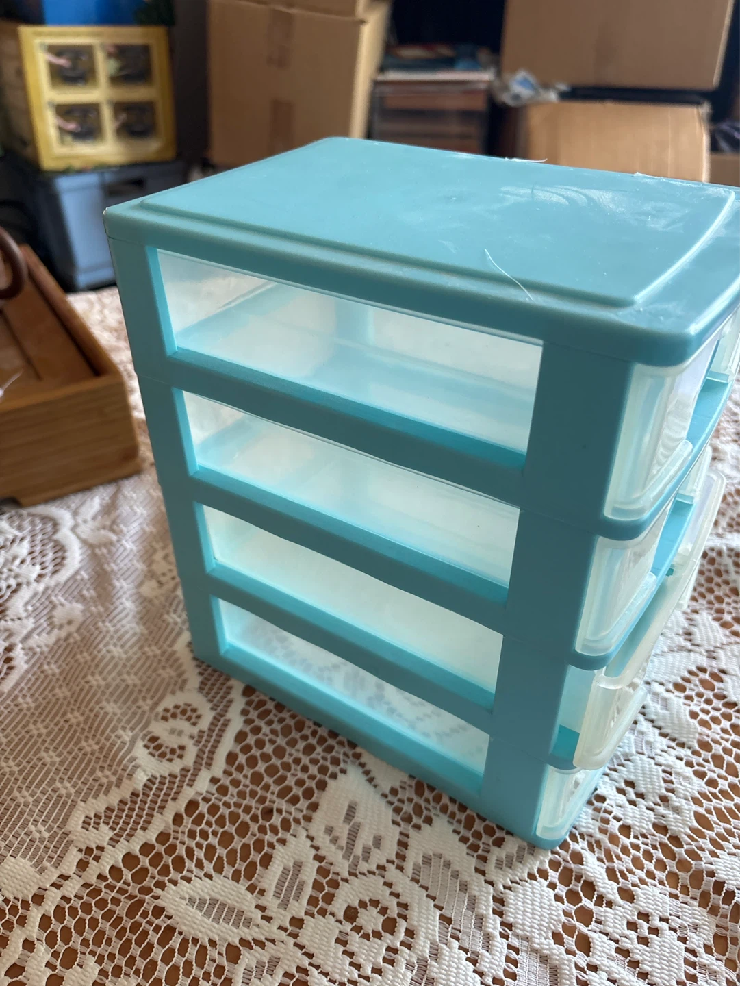Blue 4-Drawer Organizer