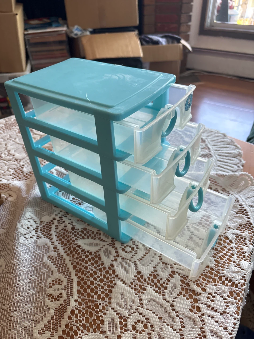 Blue 4-Drawer Organizer - photo 2