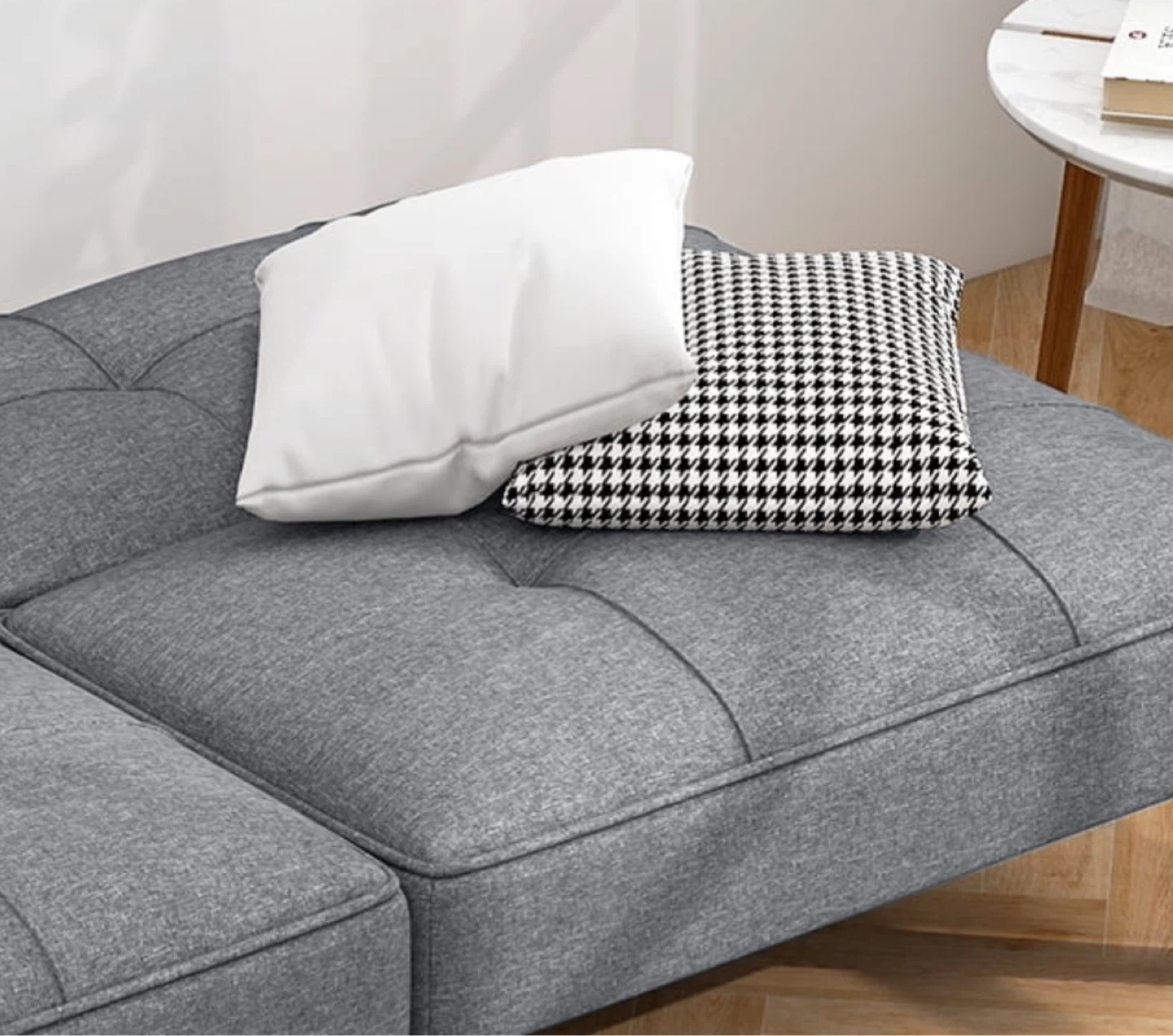 90cm Convertible Folding Futon Sofa - photo 2