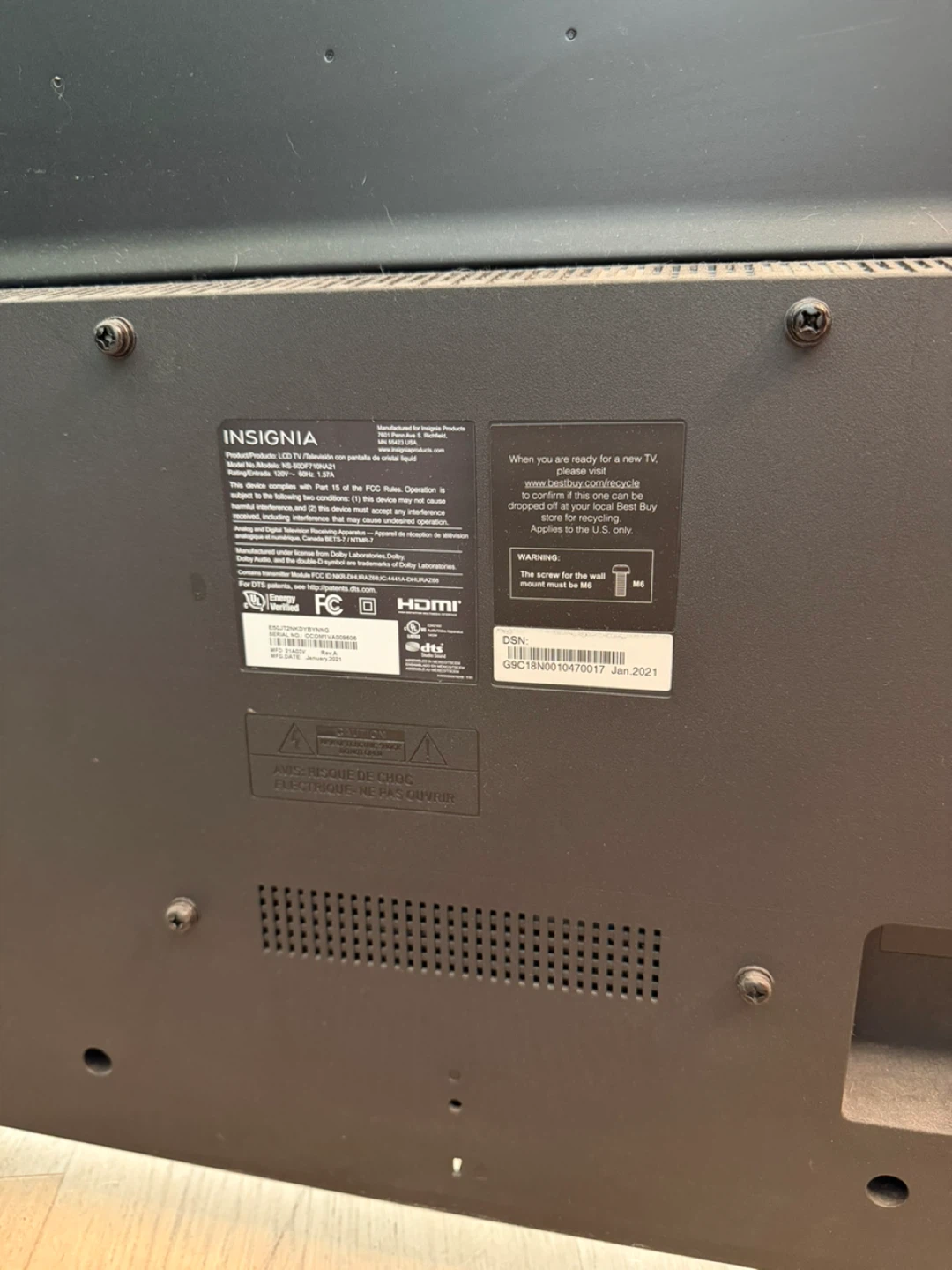 50" Insignia 4K Smart TV - photo 3
