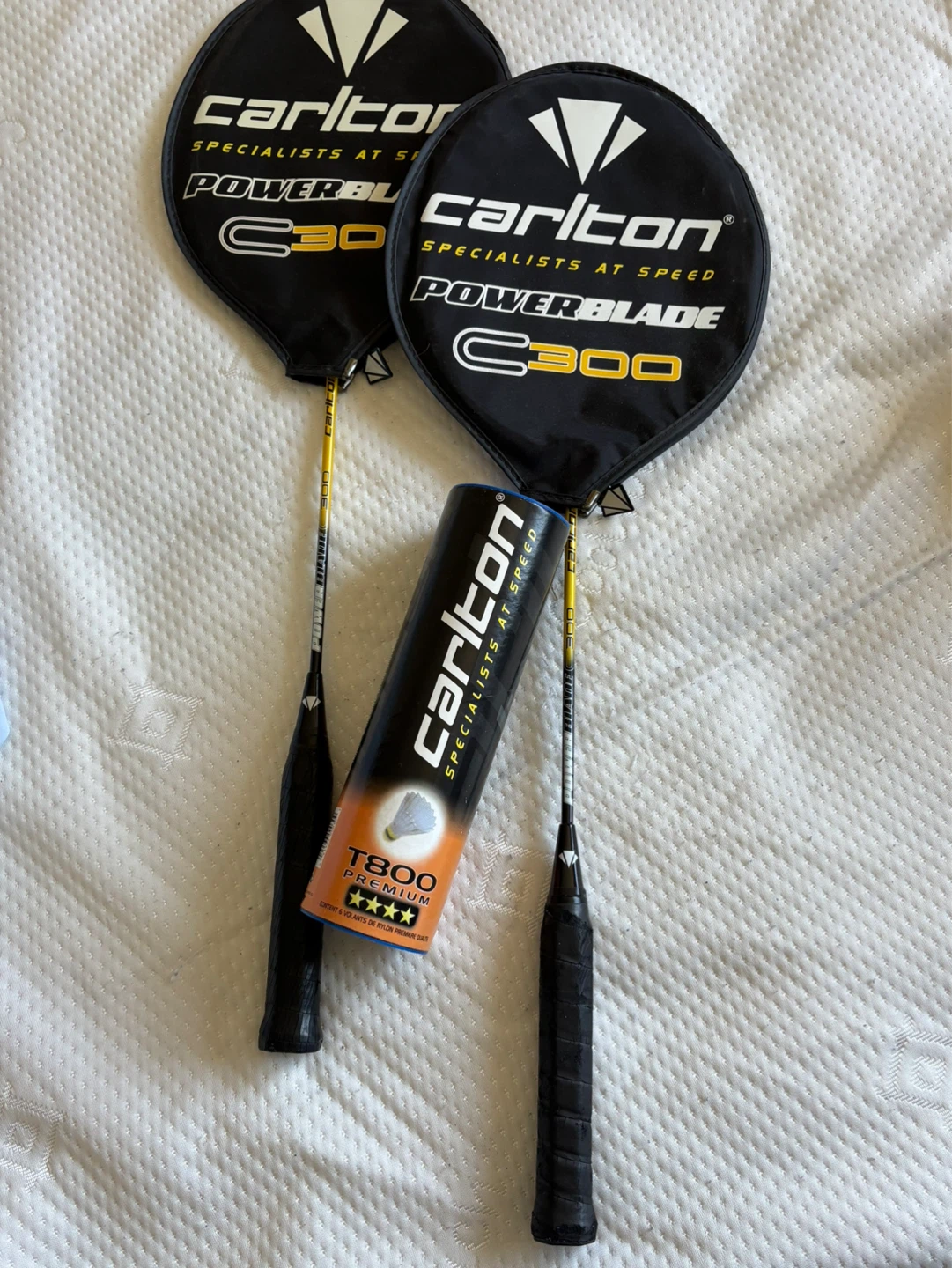 Carlton Powerblade C300 Badminton Rackets (Pair)