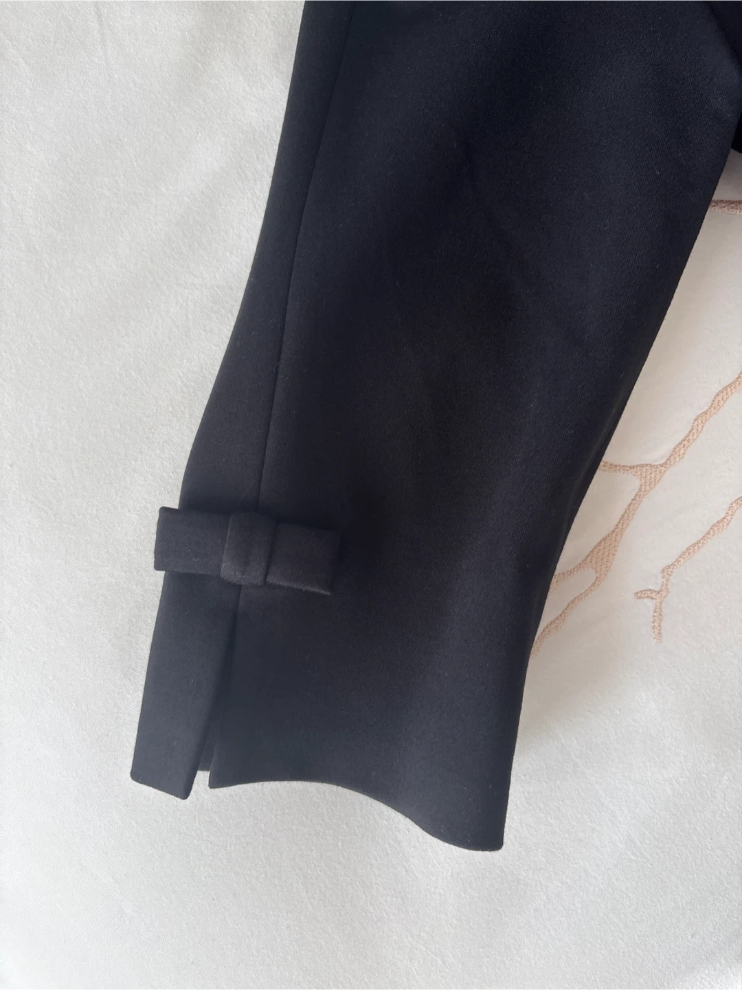 Laura Black Bolero Jacket with Bow Detail - photo 2