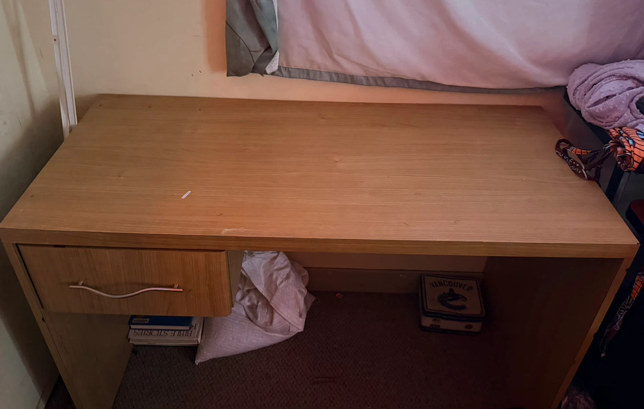 Wooden Desk with Drawer
