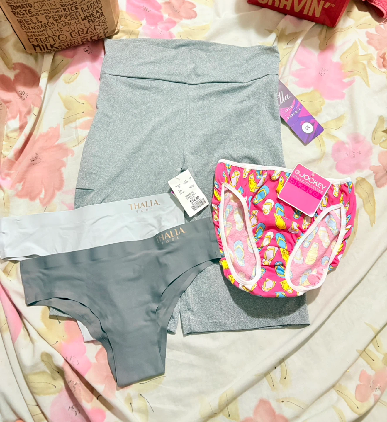Bundle of 3 Girls Panty & 1 Pair of Athletic Shorts
