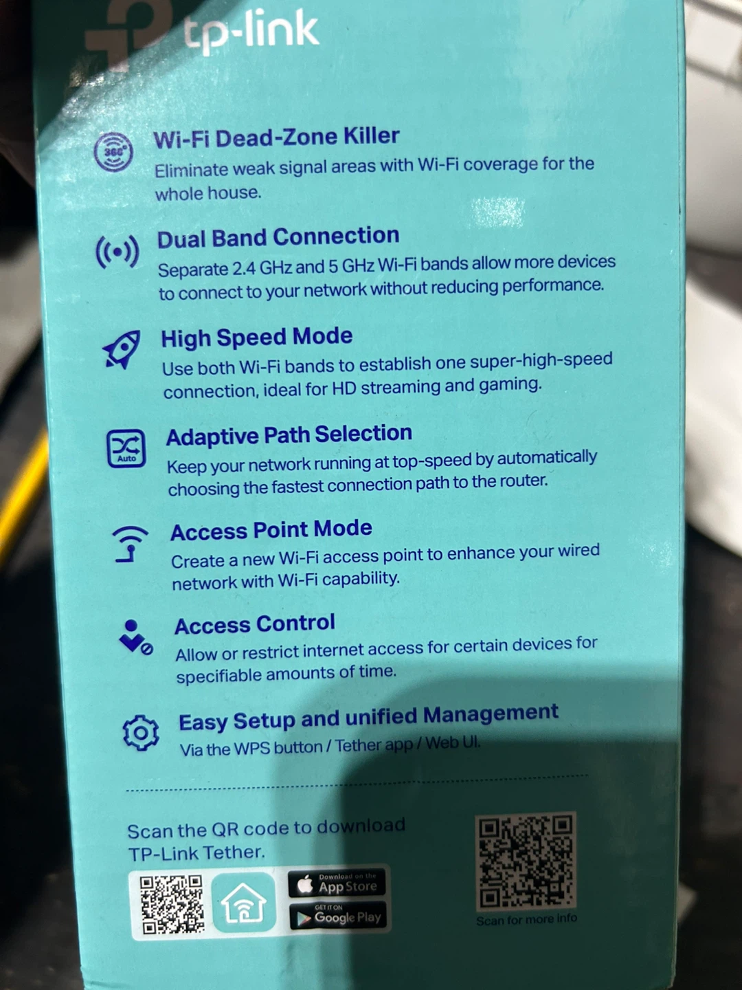 TP-Link AC1200 Mesh Wi-Fi Extender RE315 - photo 2