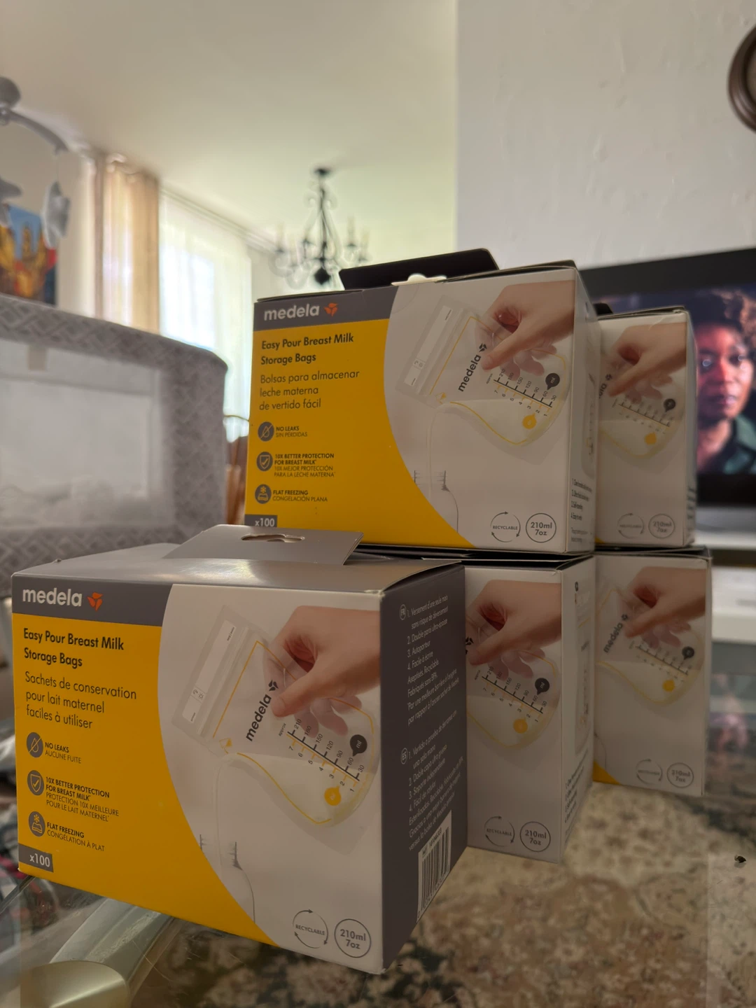 Medela Easy Pour Breast Milk Storage Bags - 100 Count