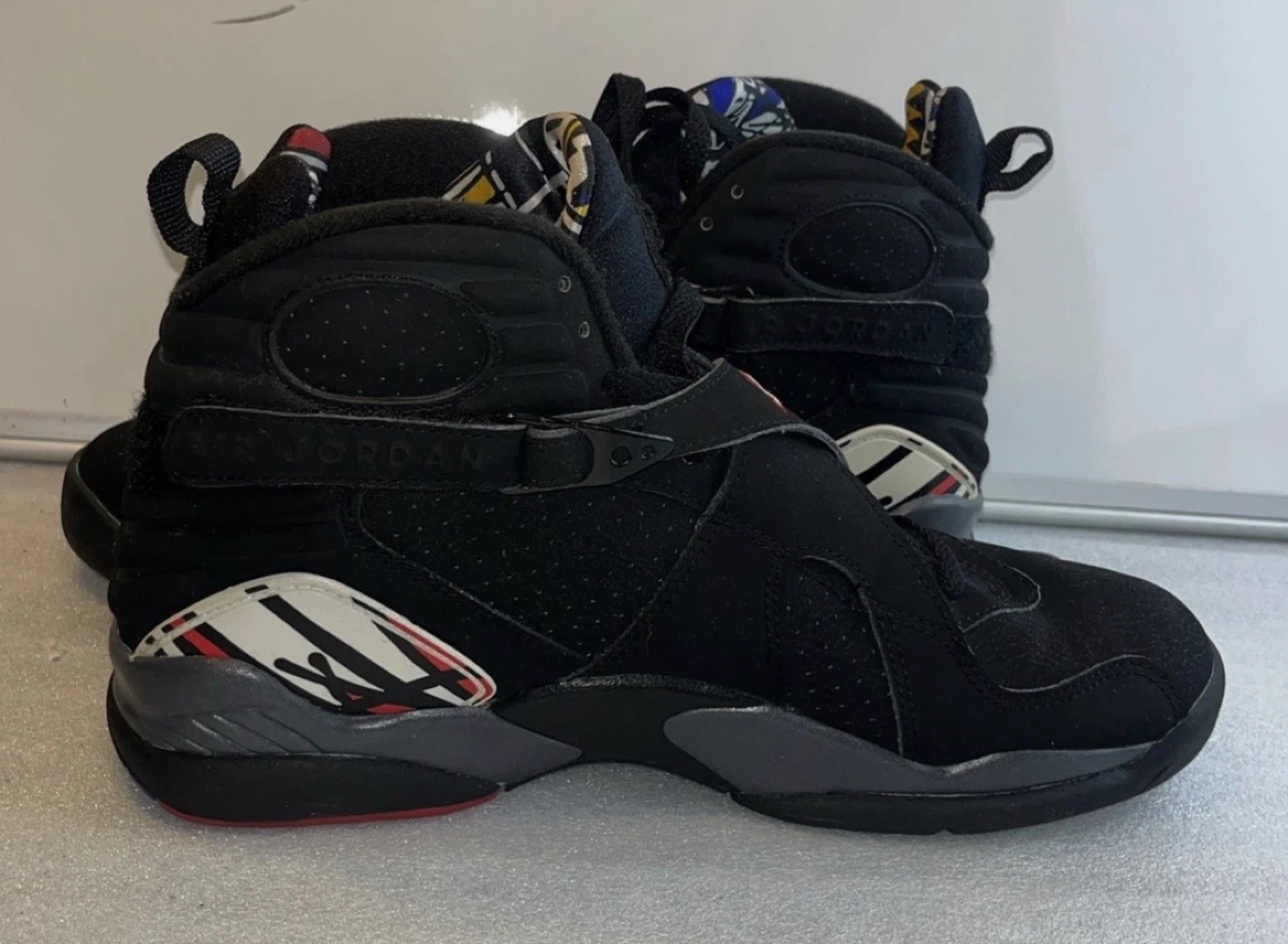Air Jordan VIII Retro (Black/Red) Men's Size 10 - photo 3