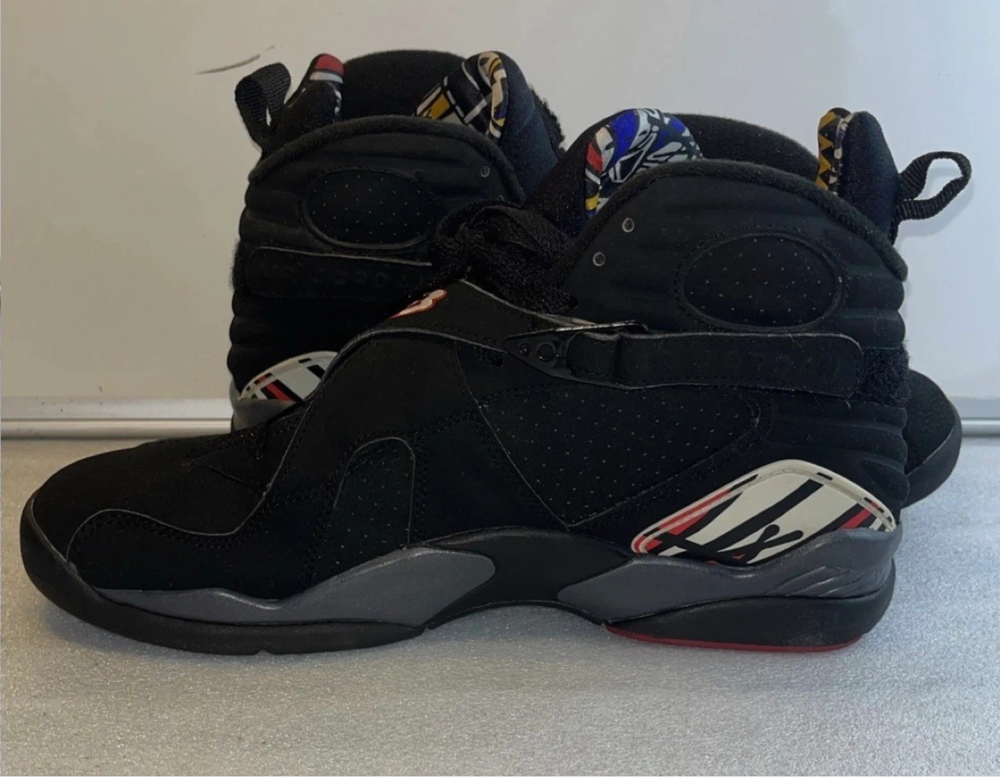 Air Jordan VIII Retro (Black/Red) Men's Size 10 - photo 2