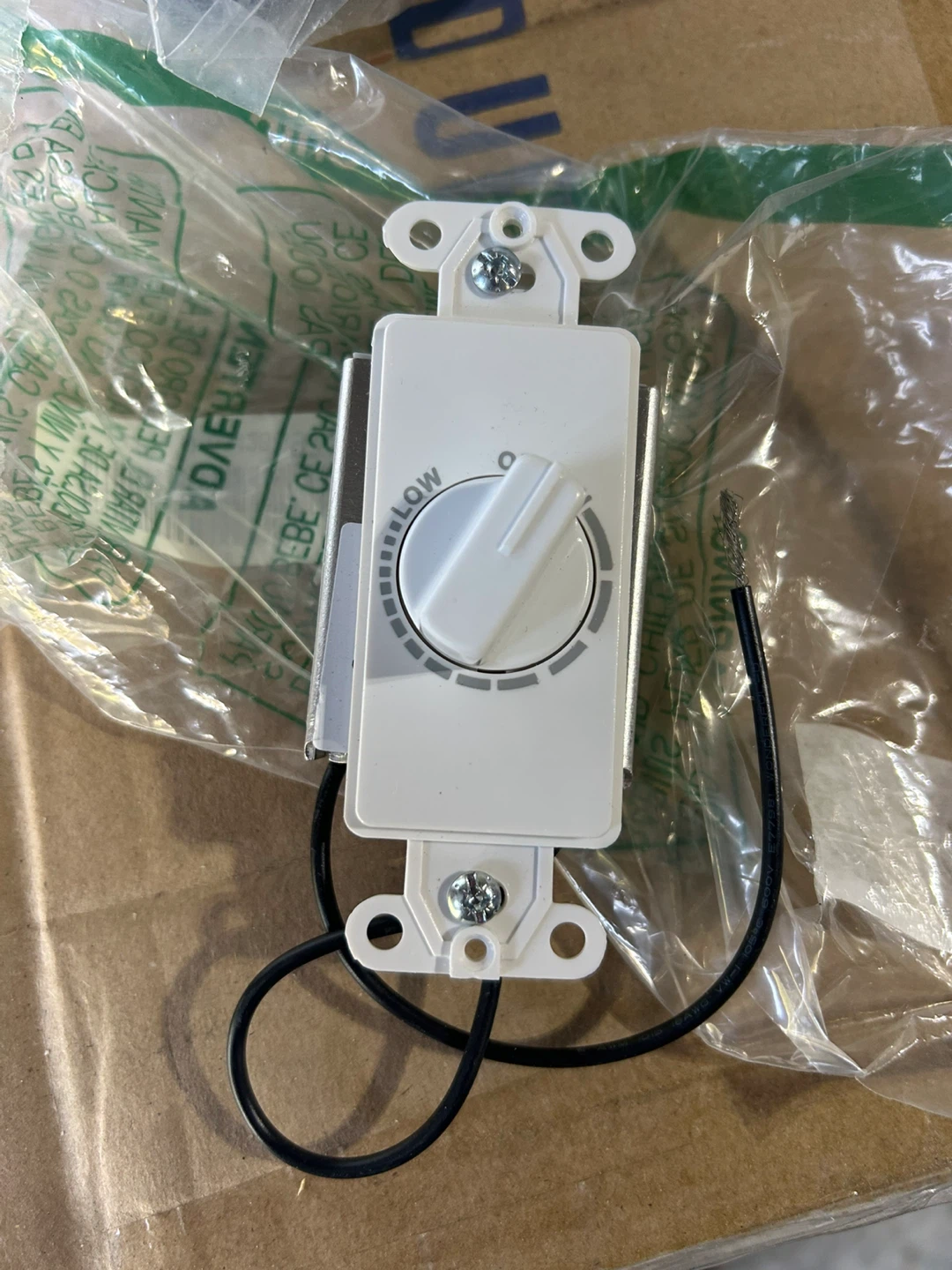 New In-Wall Fan Speed Control - photo 2