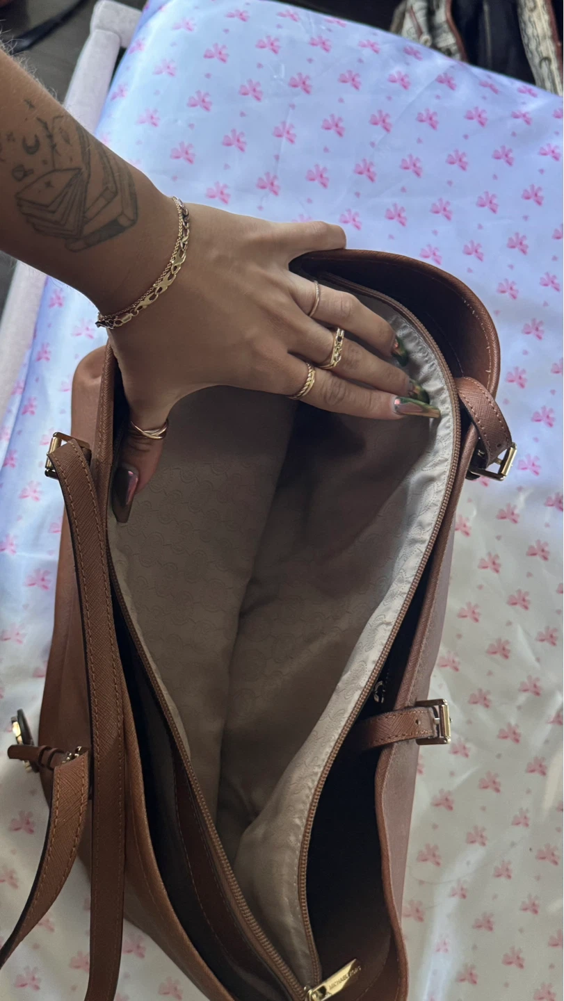 Michael Kors Brown Leather Tote Bag - photo 3