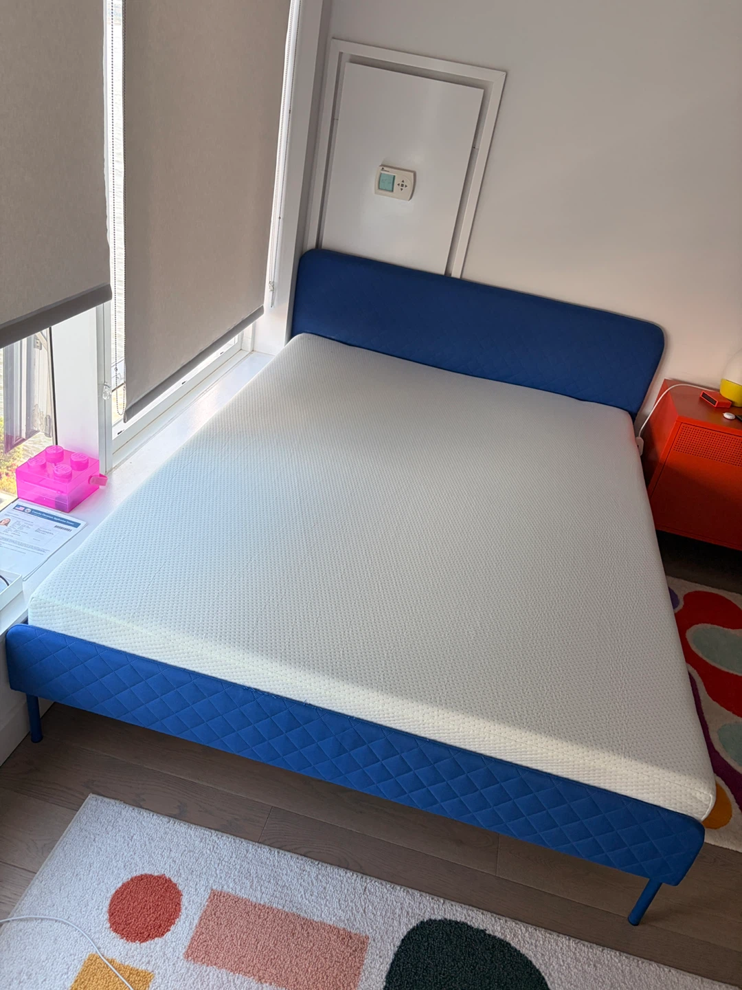 Queen Bed & Zinus Mattress – Excellent Condition – Moving Sale - photo 2