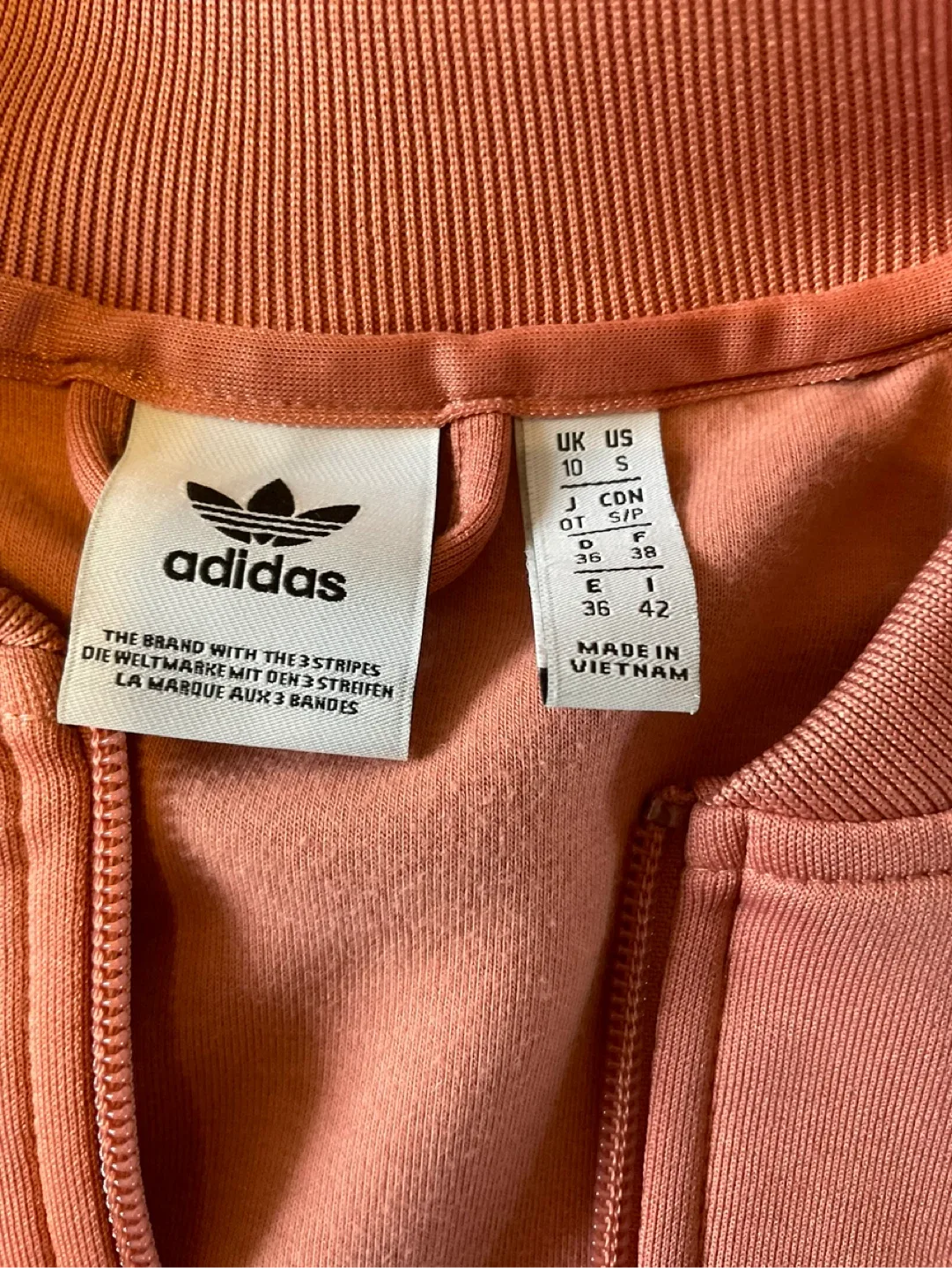 Adidas Track Jacket Pink - photo 2