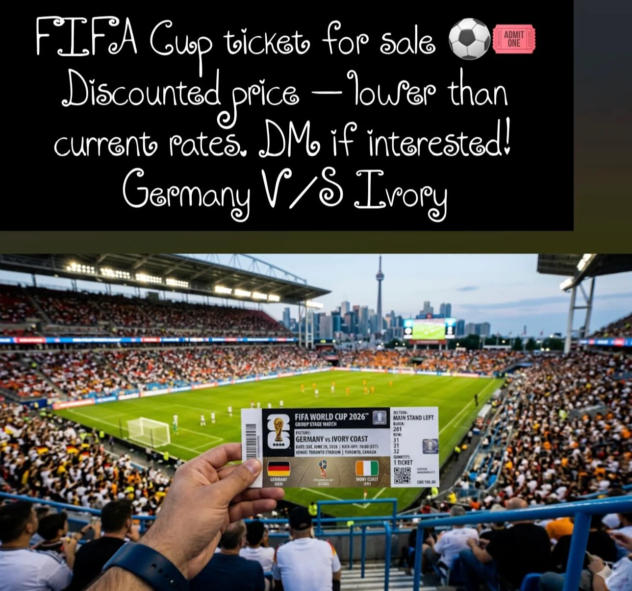 Fifa match ticket