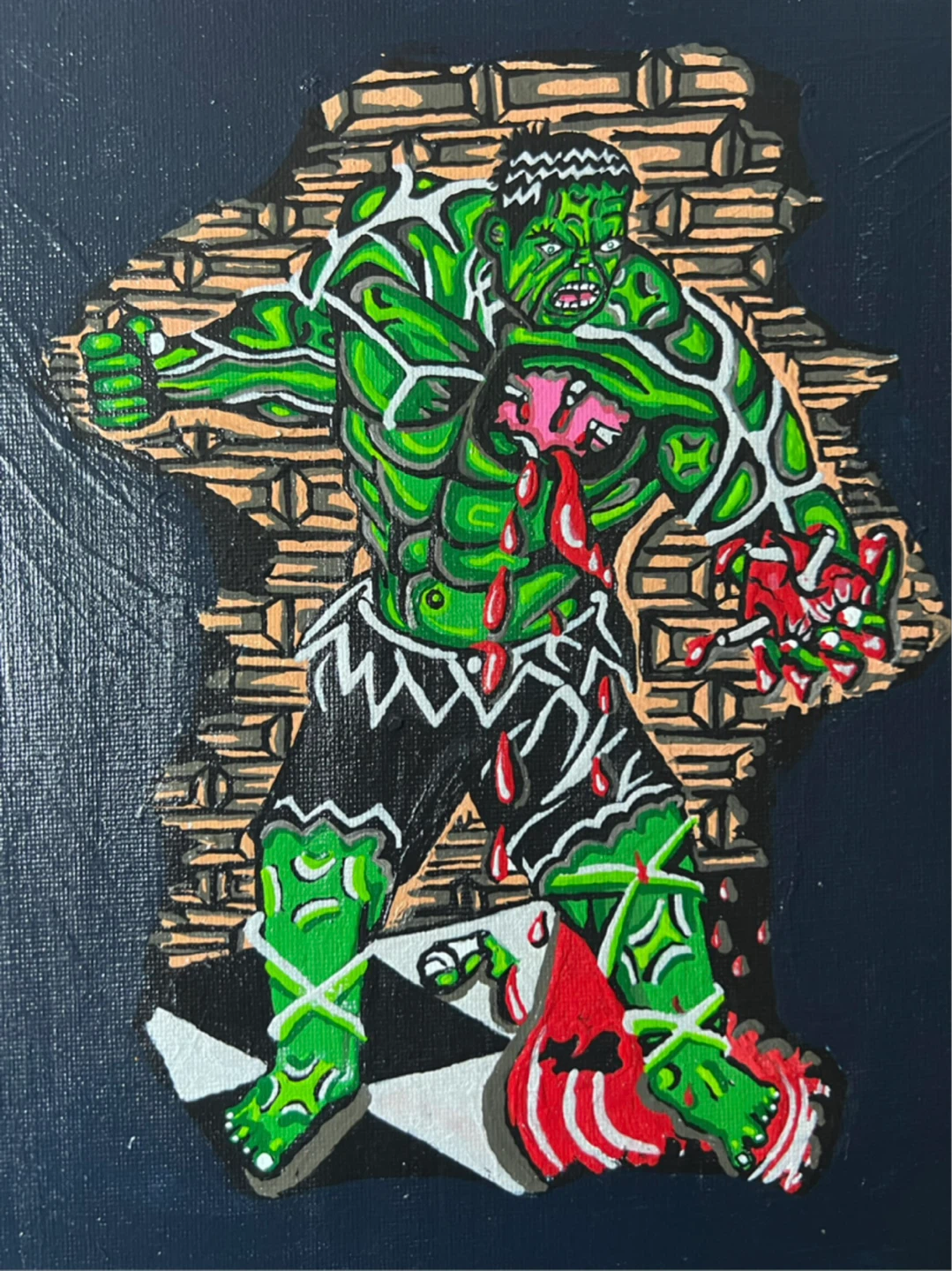 Hulk Fan Art Painting