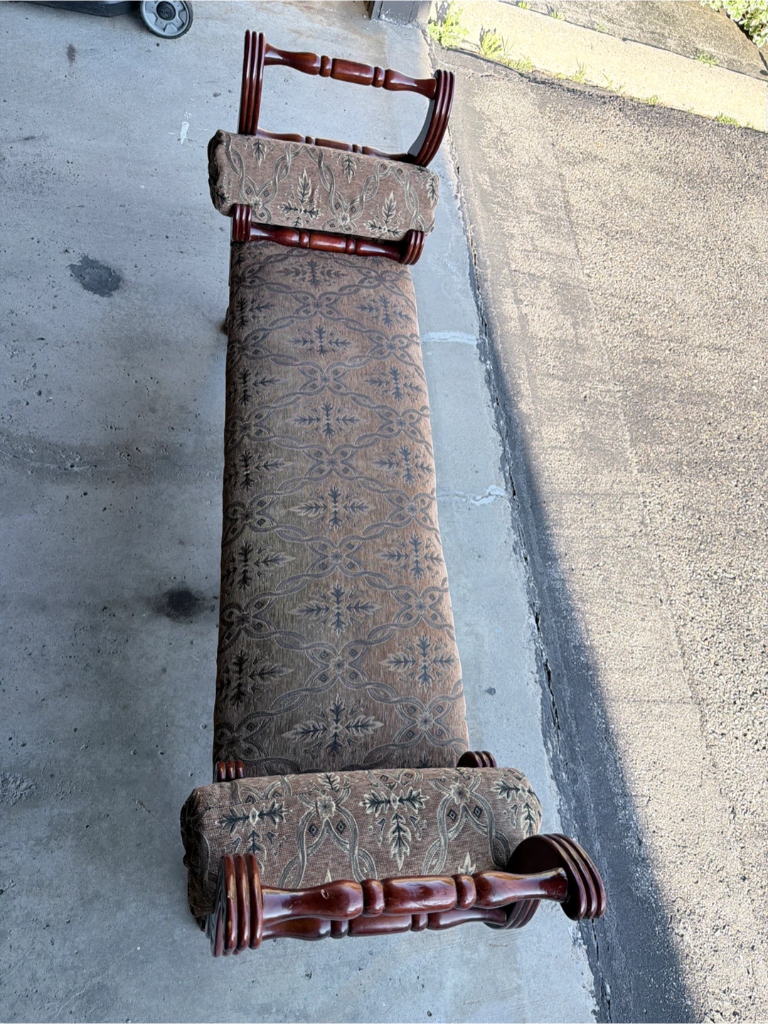 Upholstered Bench with Wooden Frame - photo 2