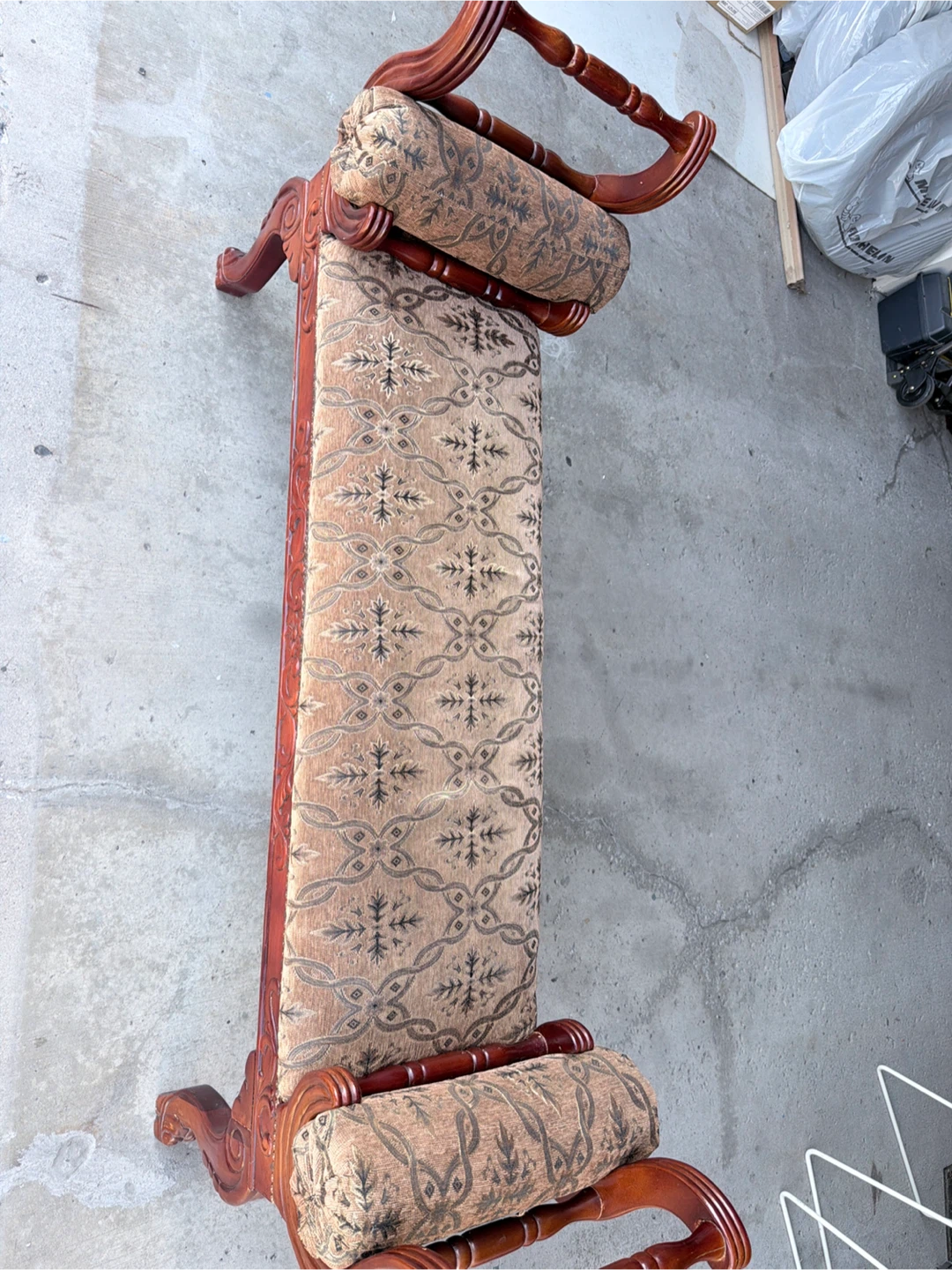 Upholstered Bench with Wooden Frame - photo 4