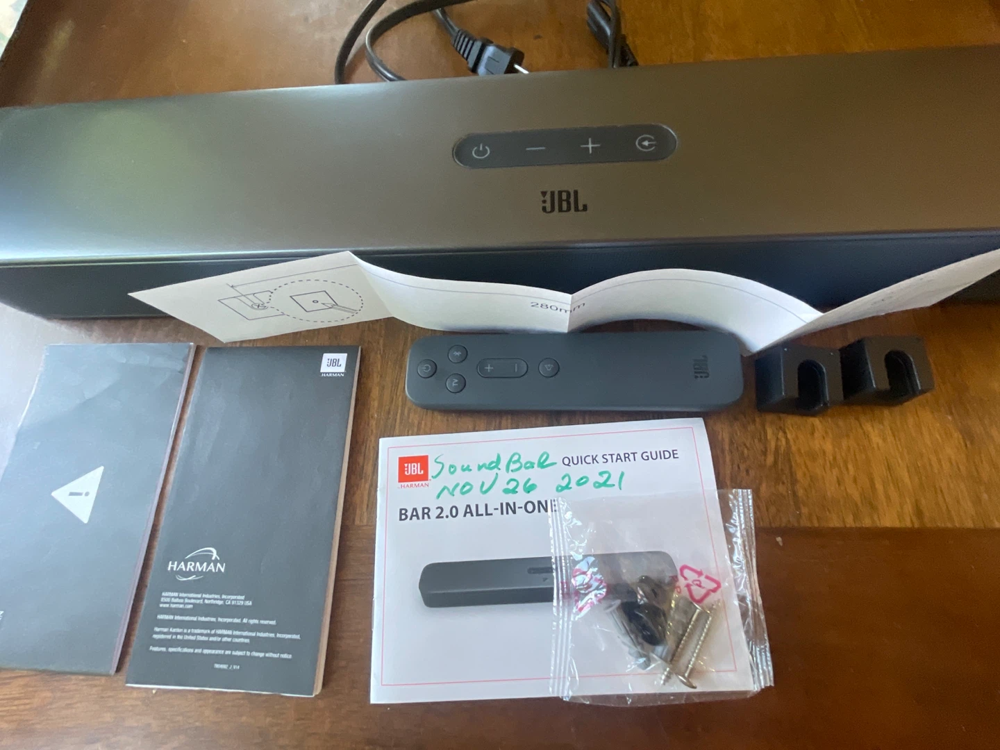 JBL SOUND BAR 2.0 (ALL IN ONE)