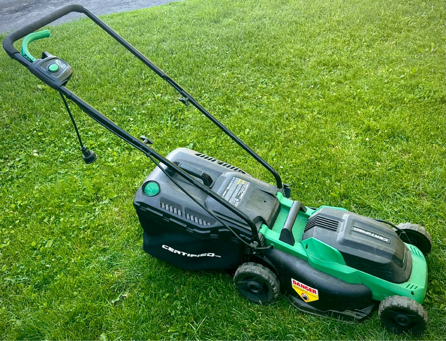 CERTIFIED Cordless Electric Lawn Mower