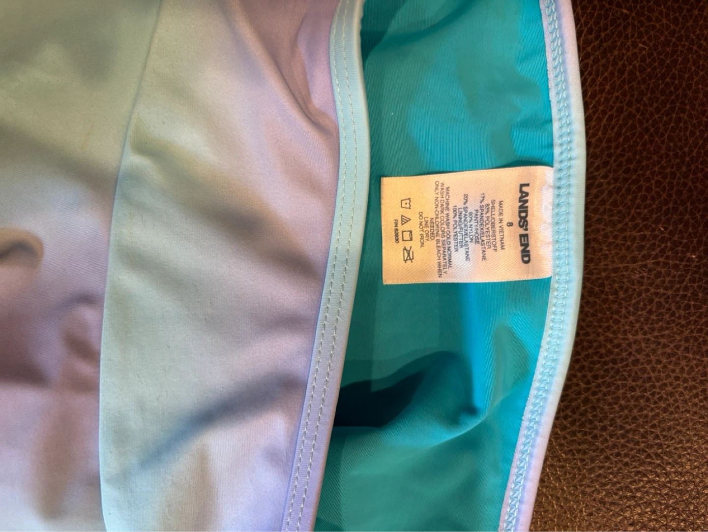 2 different colors of Lands' End Girls Swim Skirt Size 8 - photo 2