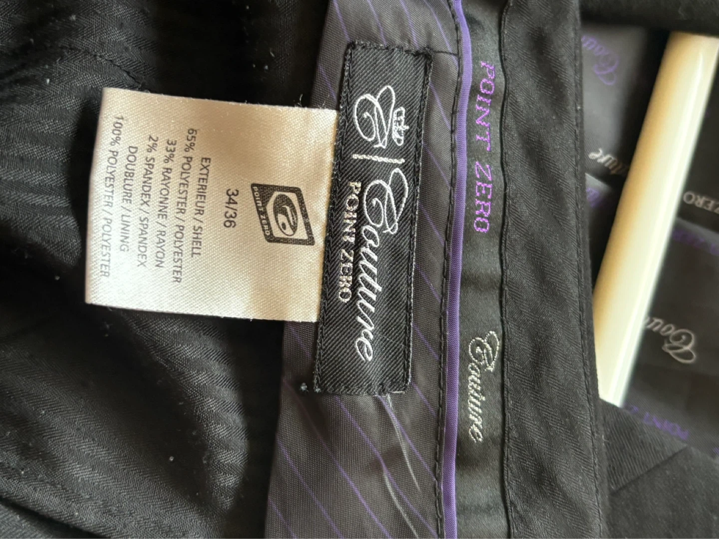 Point Zero Couture Black Blazer - Size 34/36 - photo 5