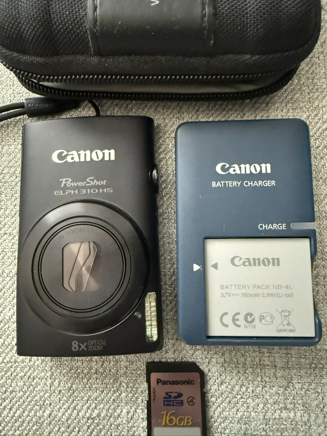 Canon PowerShot ELPH 310 HS Digital Camera Bundle