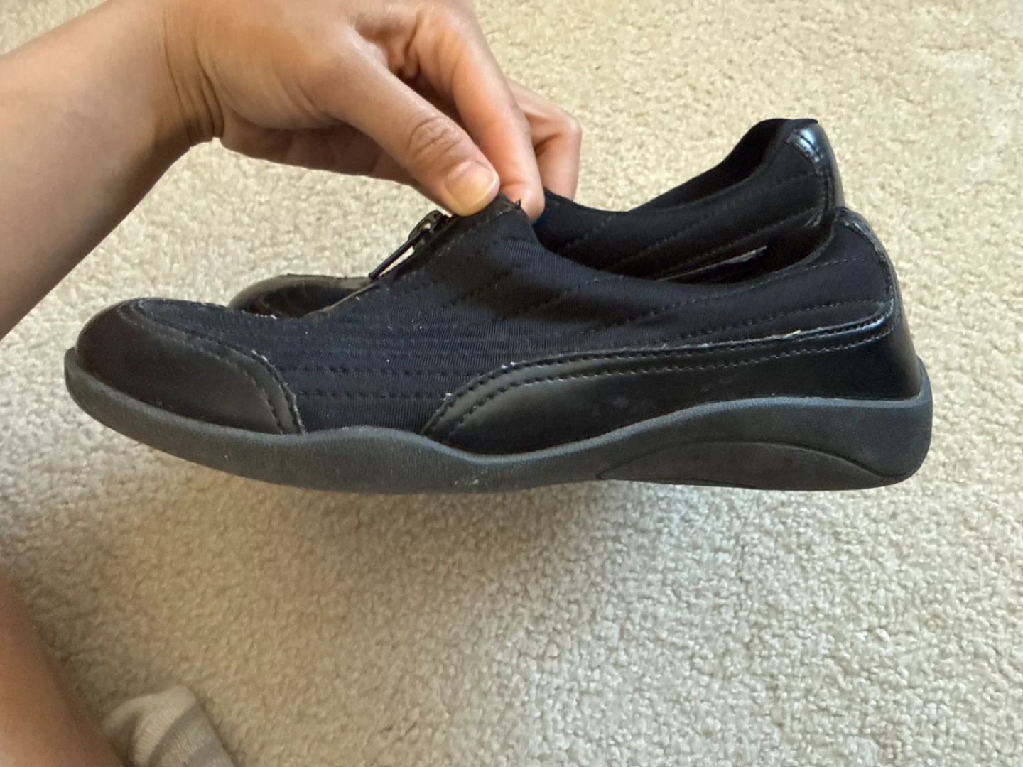 Dr. Scholl's Black Zip-Up Comfort Shoes - photo 2