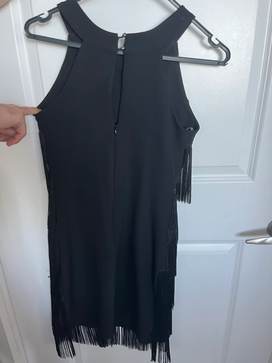 Gatsby 1920s inspired Black Mini Fringed Dress - photo 5