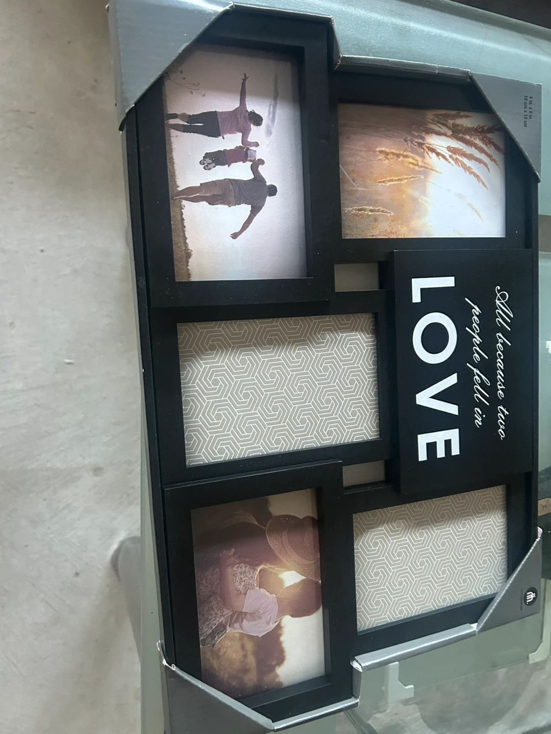Multi-Photo Frame with "LOVE" design