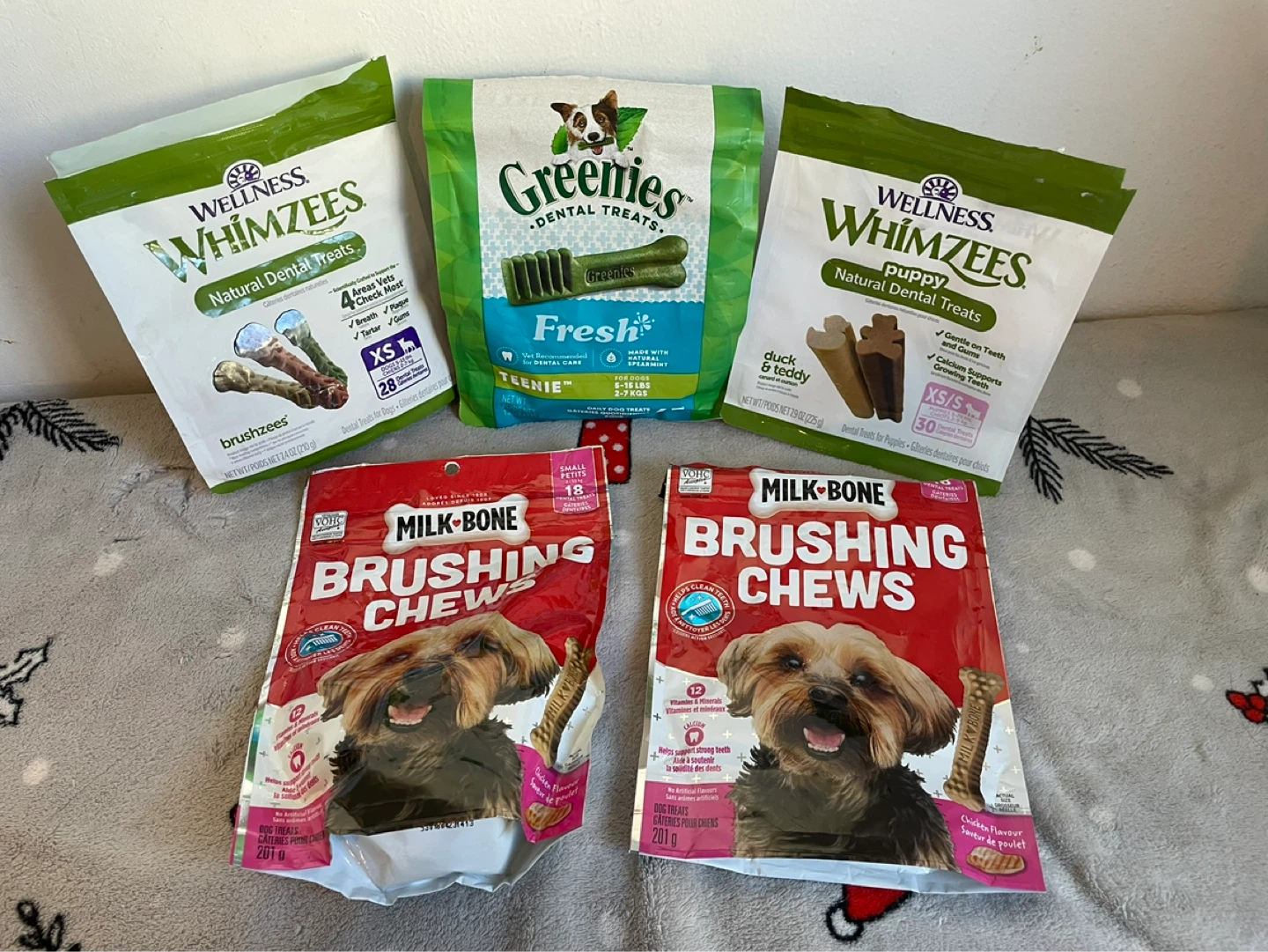 Small Dog Dental Treats Lot