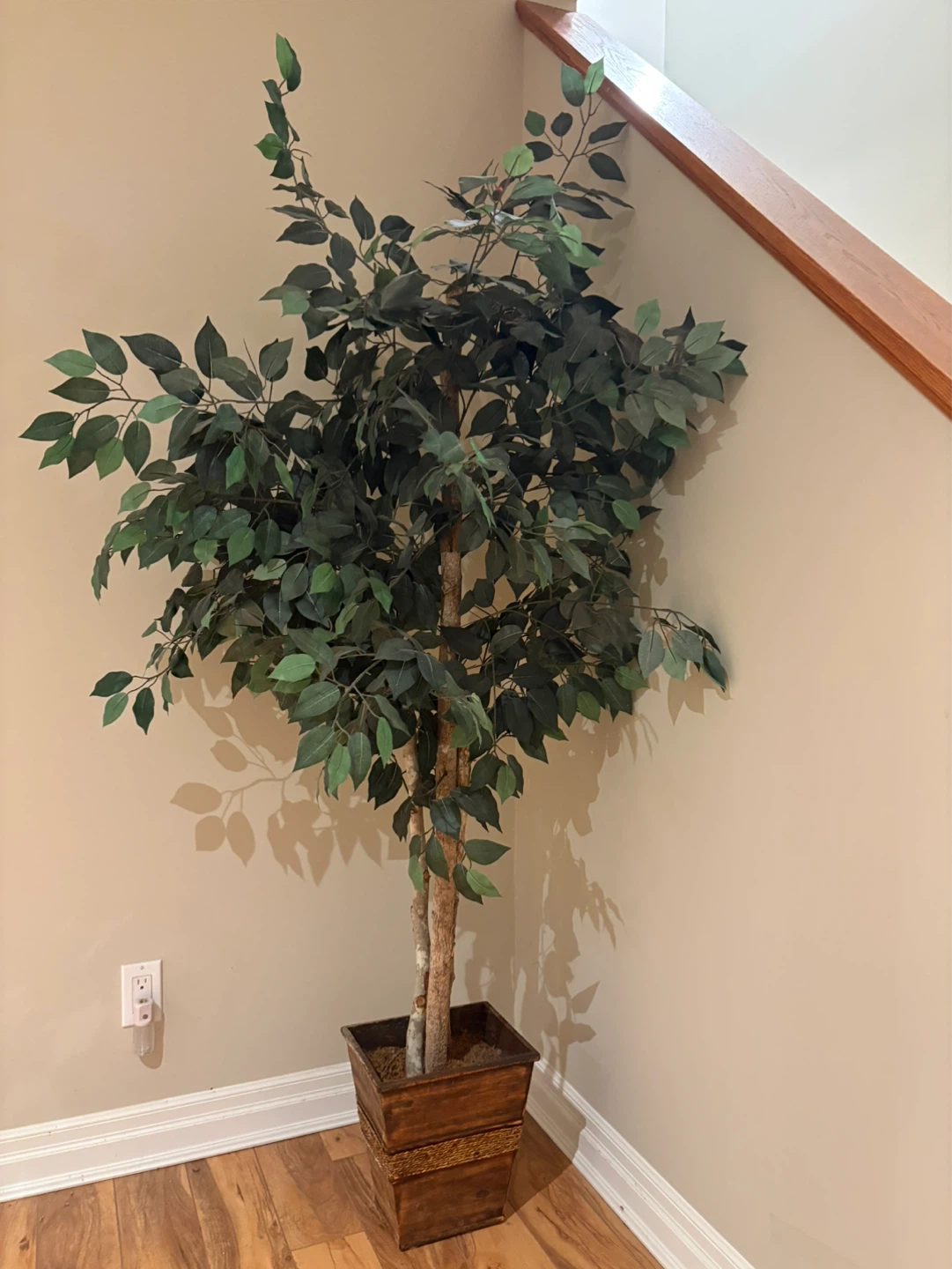 Artificial Ficus Tree in Decorative Pot