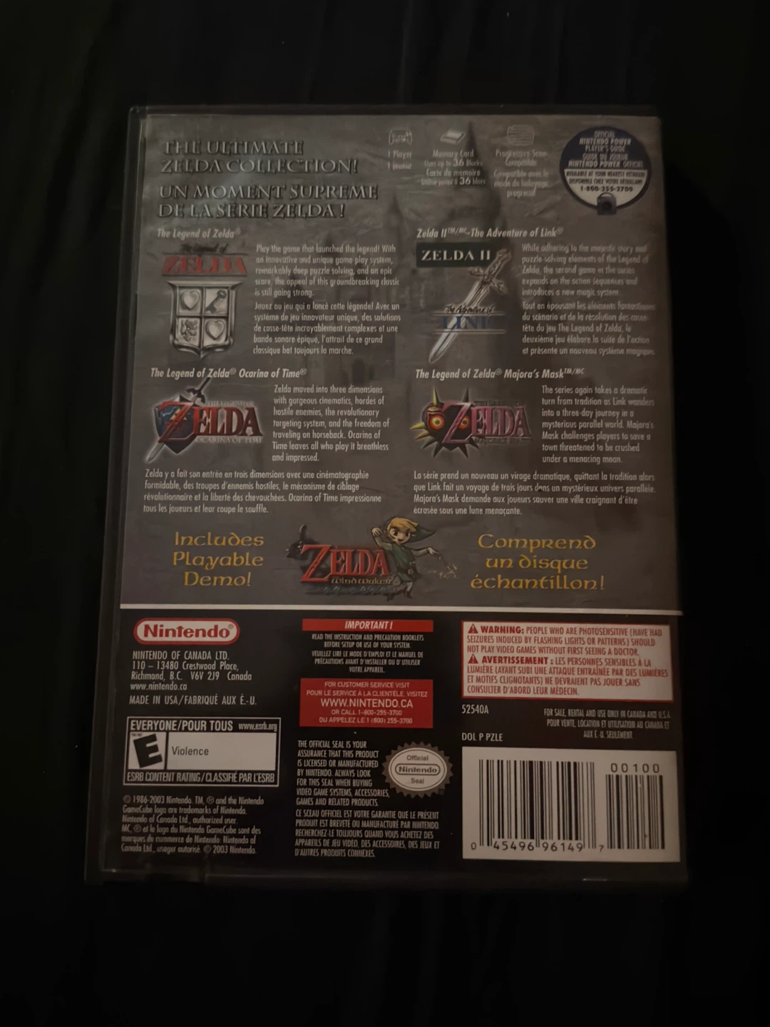 The Legend of Zelda Collectors Edition GameCube Game - photo 2