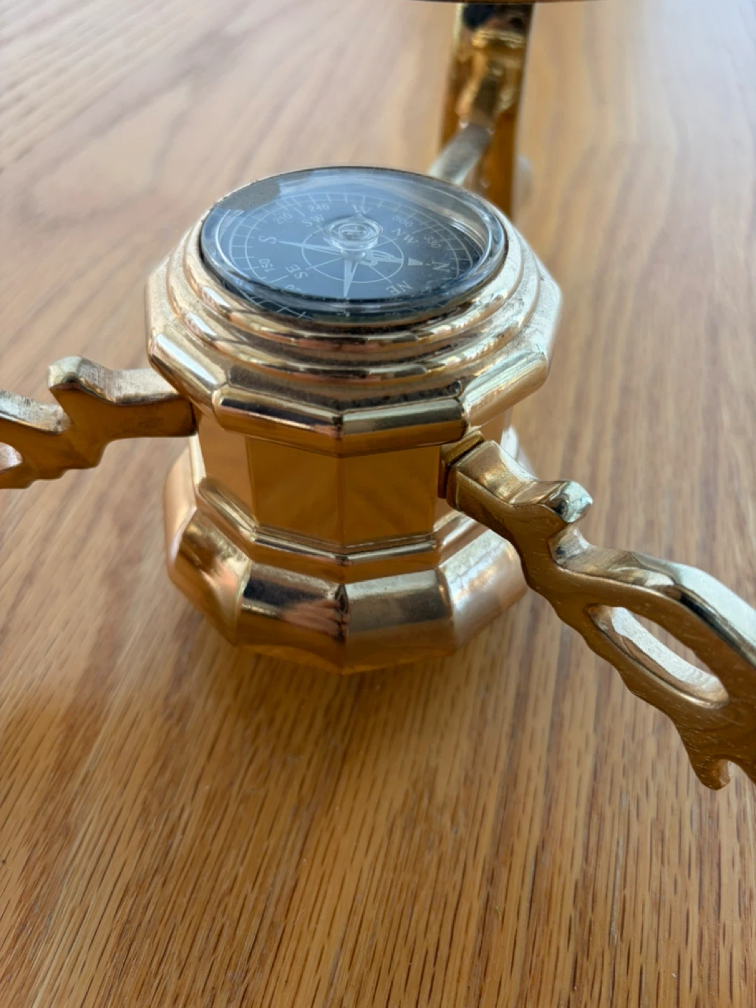 Decorative Globe with Compass and Brass Stand - photo 3