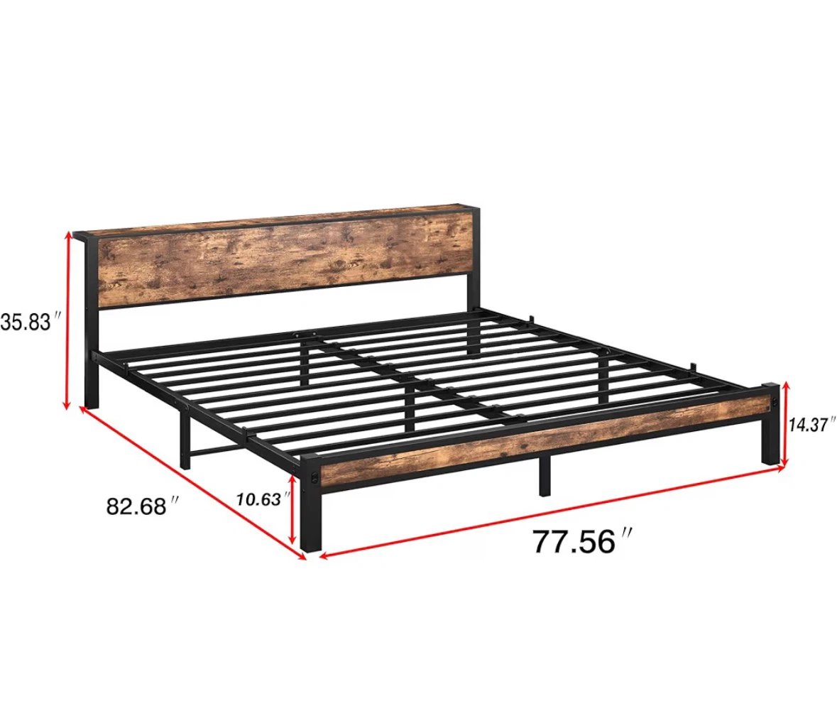 King size Mattress & bed frame - photo 3