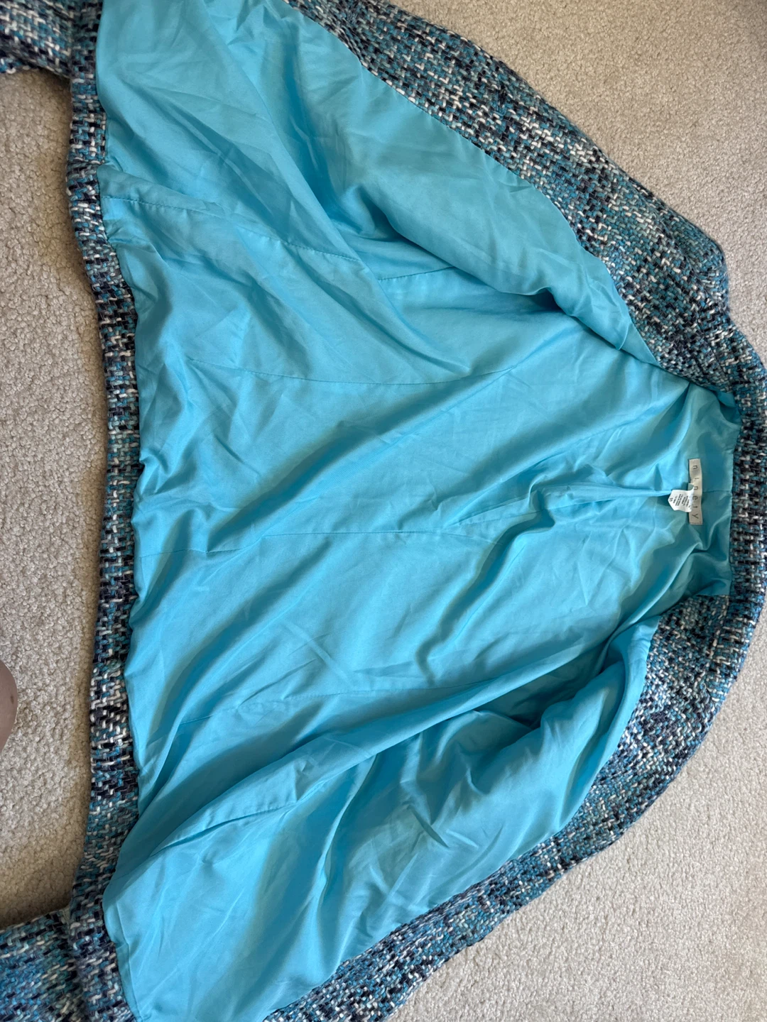 Ninety Women's Tweed Blazer - Size 10 - photo 3