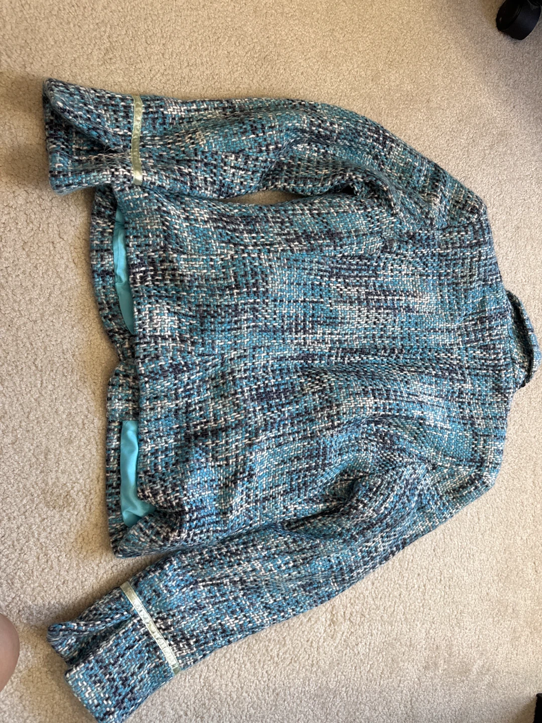 Ninety Women's Tweed Blazer - Size 10 - photo 4