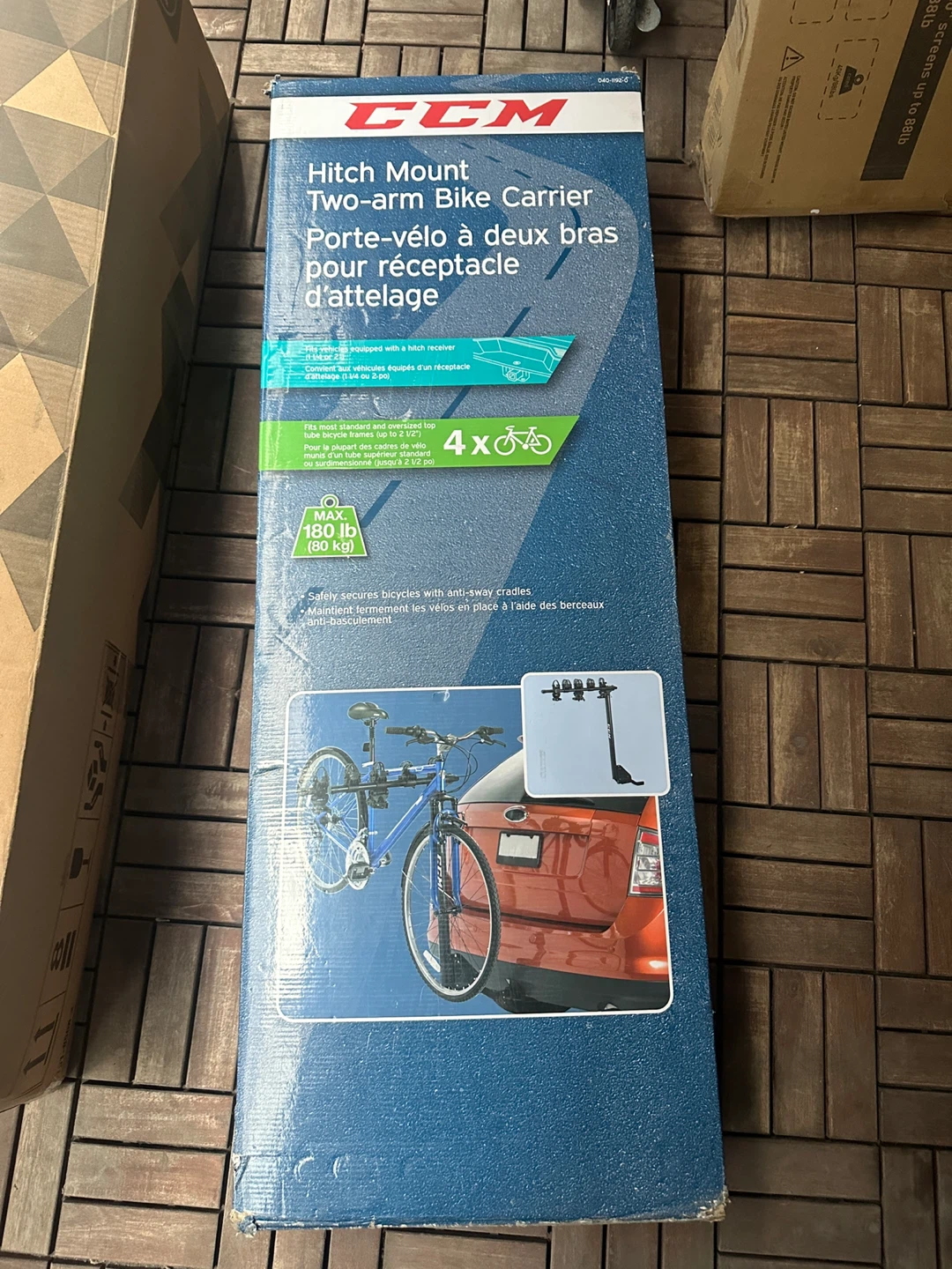 CCM Hitch Mount Two-arm Bike Carrier - photo 3