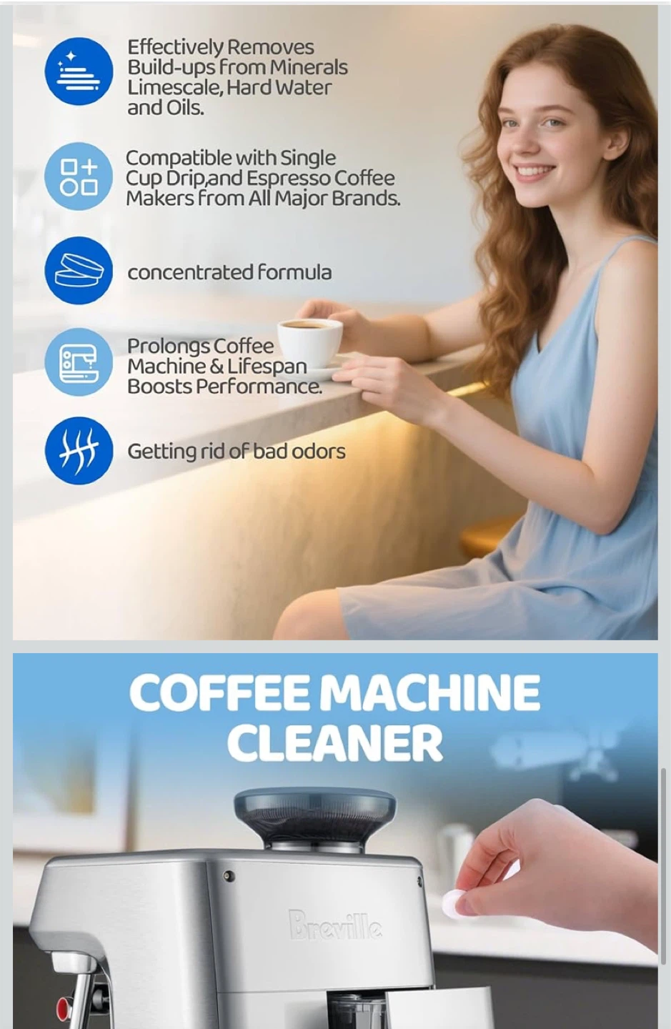 Coffee Machine Descaler Tablets - 24 Pack - photo 2