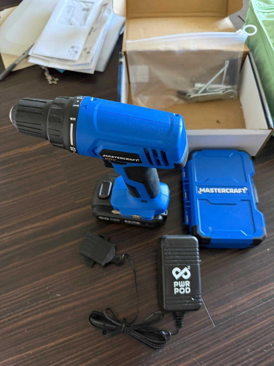 Mastercraft 20V Cordless Drill with 2.0Ah Battery and Charger - photo 4