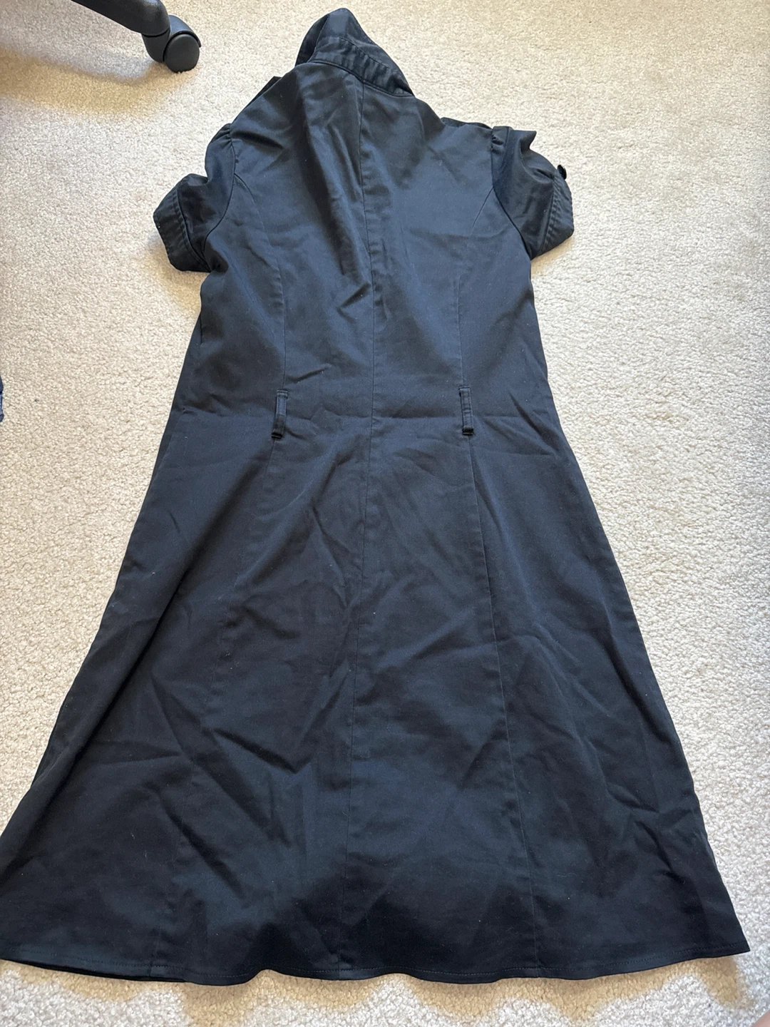 Ricki's Black Short Sleeve Button-Up Dress - photo 4
