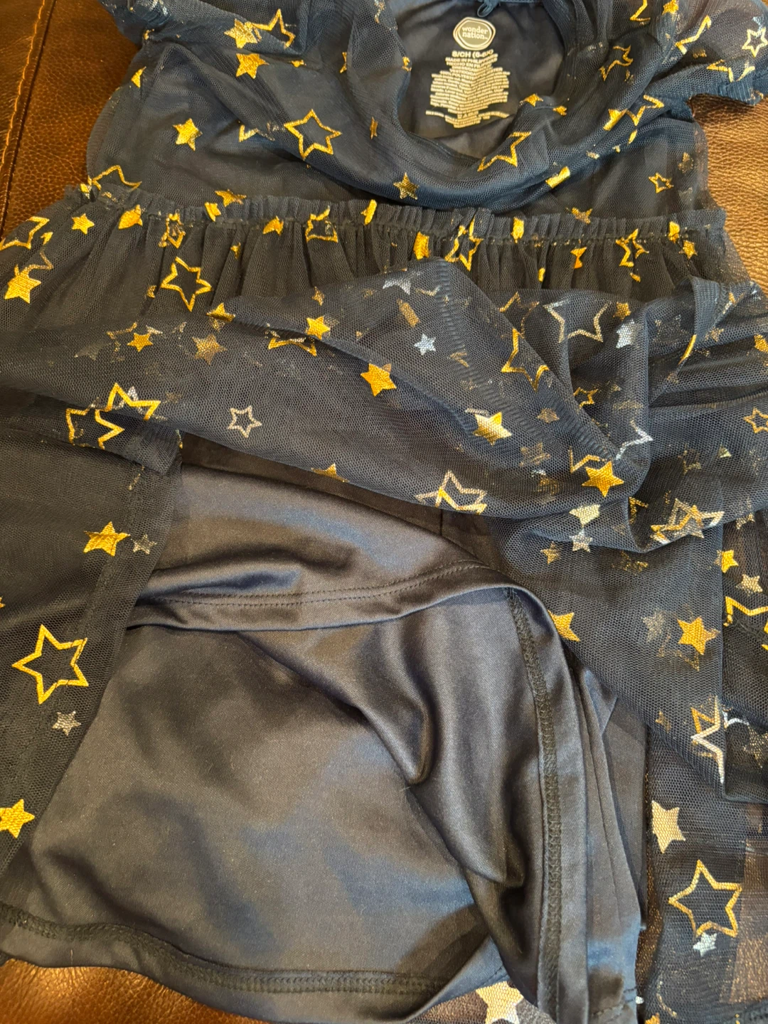 Wonder Nation Girls Star Dress & Jacket Set - Size S/CH (6-6X) - photo 2