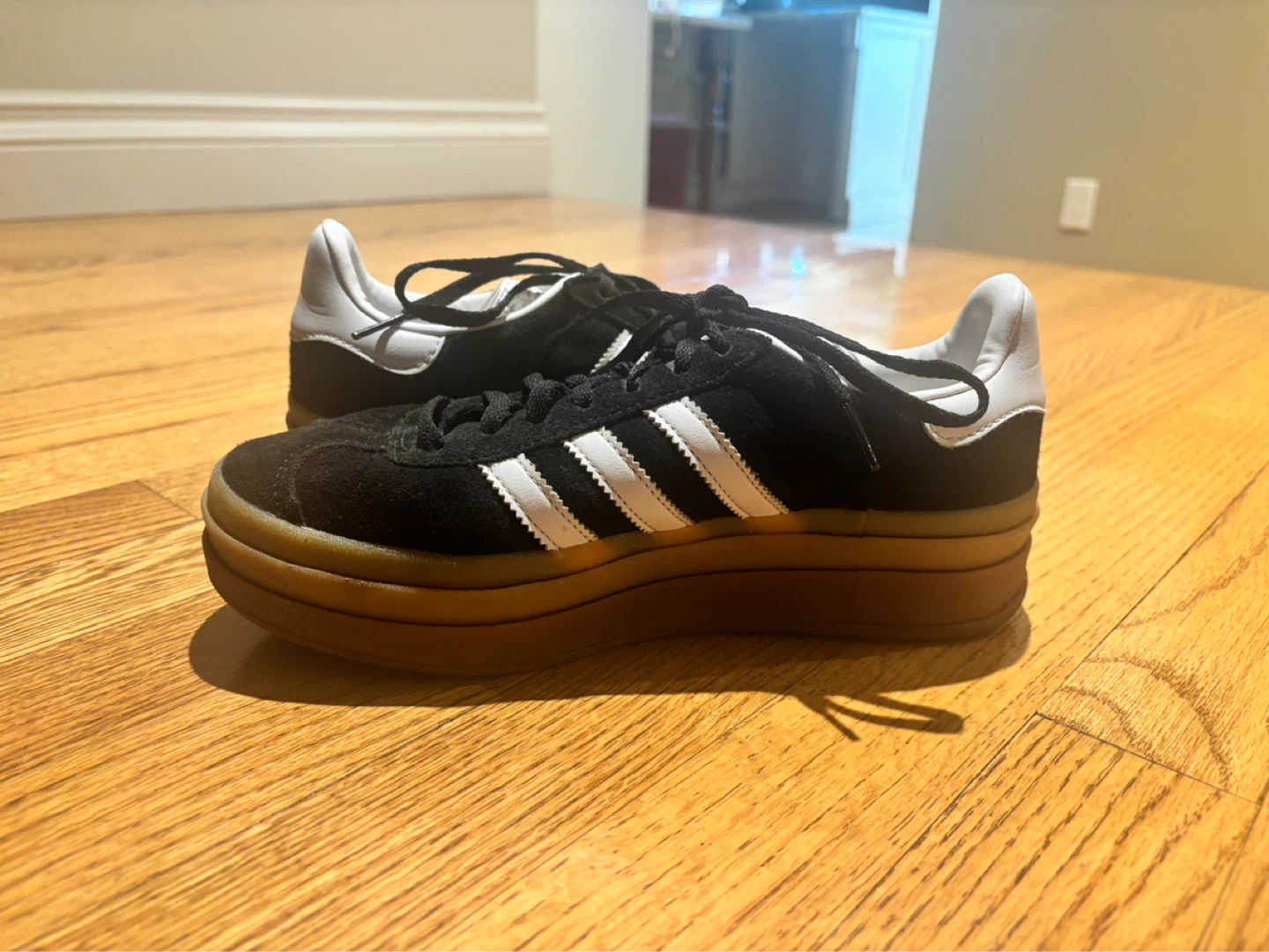 Used Adidas Gazelle Platform Sneakers - photo 4