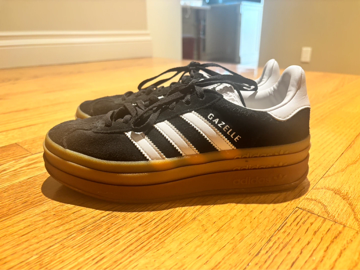 Used Adidas Gazelle Platform Sneakers - photo 2